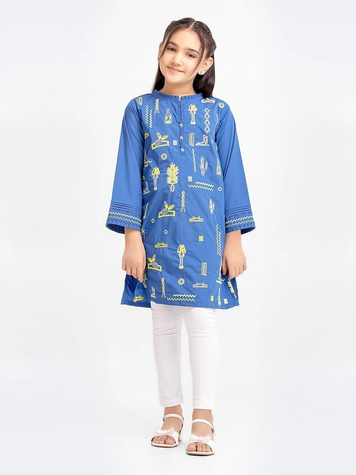 Embroidered Cotton Shirt - EGTKE23-70615S