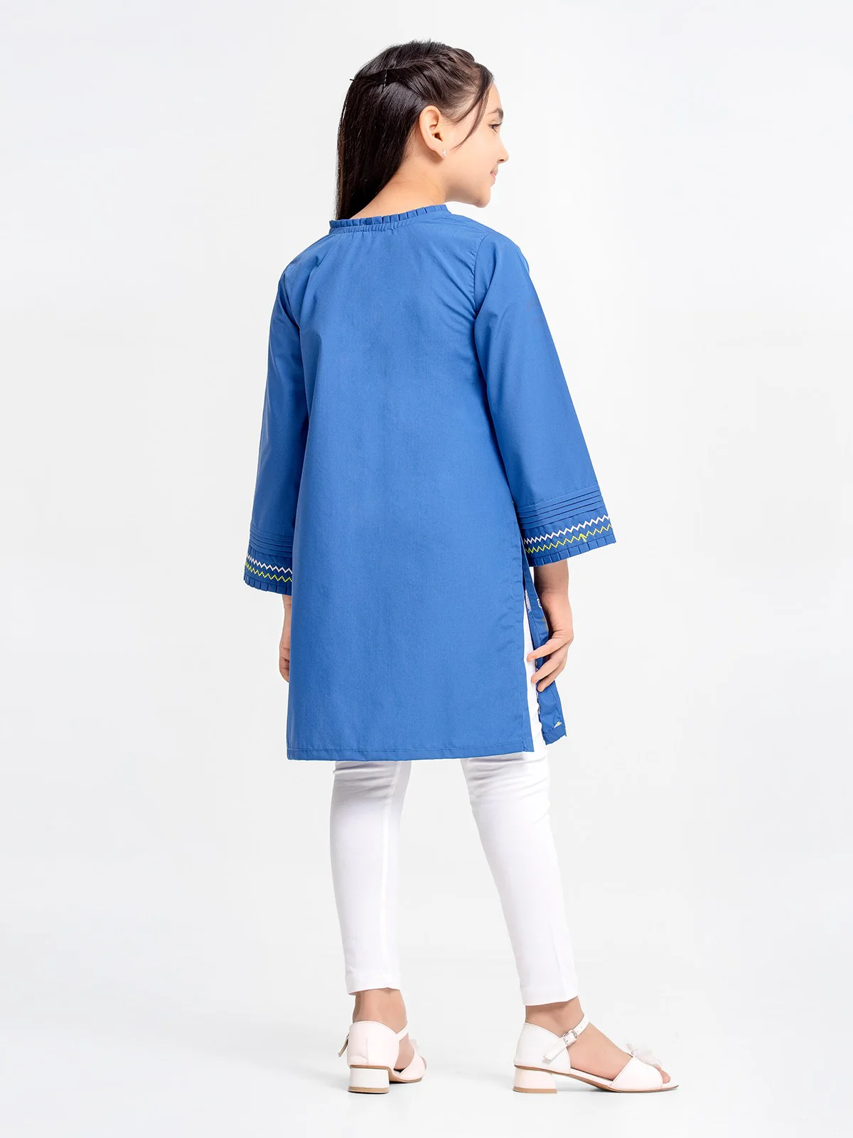 Embroidered Cotton Shirt - EGTKE23-70615S - Image 5