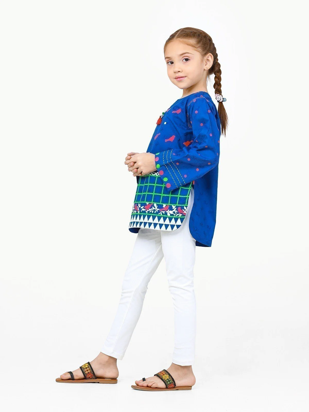 Block Print Dobby Shirt - EGTKP22-70494 - Image 3