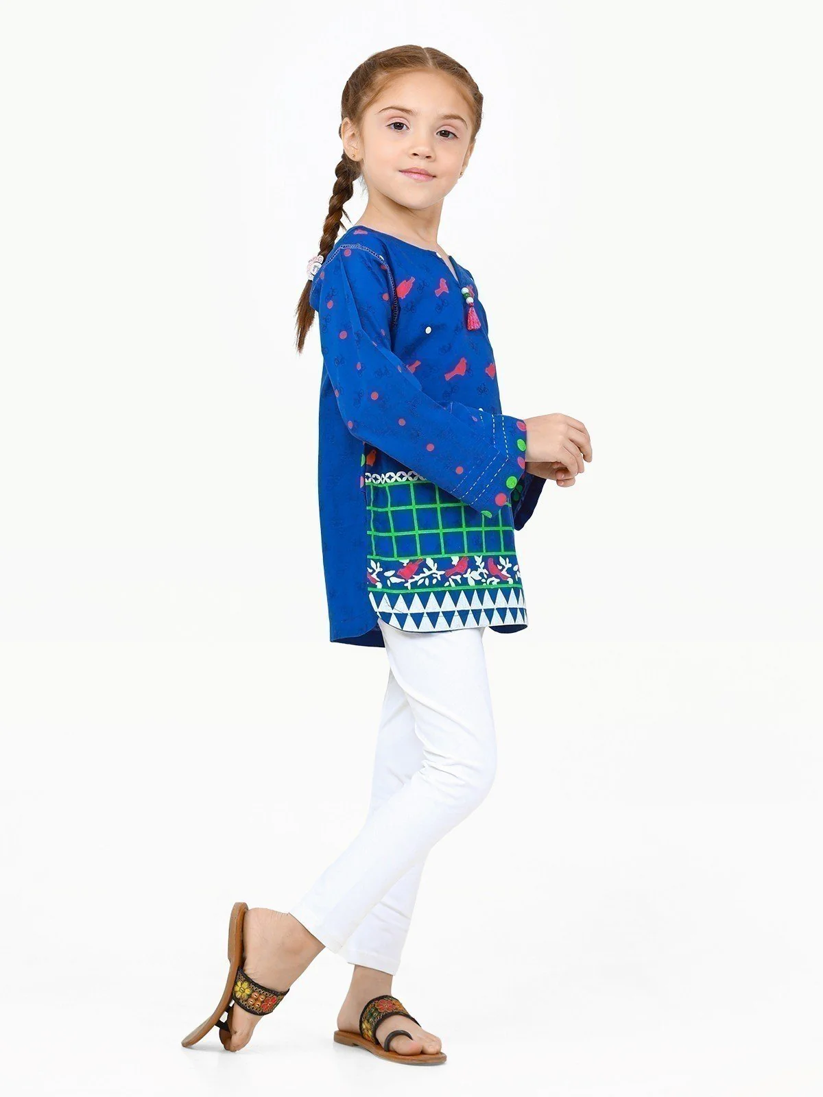 Block Print Dobby Shirt - EGTKP22-70494 - Image 4