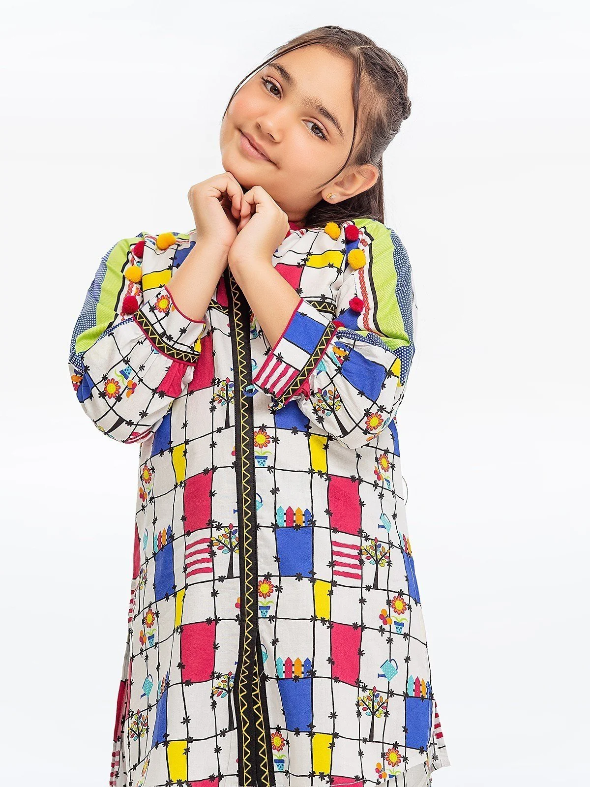 Printed Cambric Shirt Trouser - EGTKP23-70338ST - Image 3