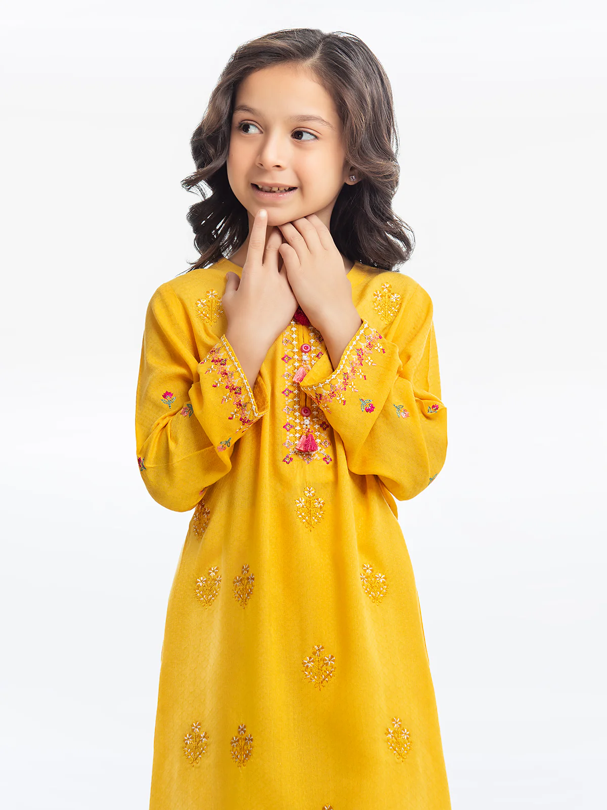 Embroidered Dobby Shirt Trouser - EGTKE23-70612 - Image 2
