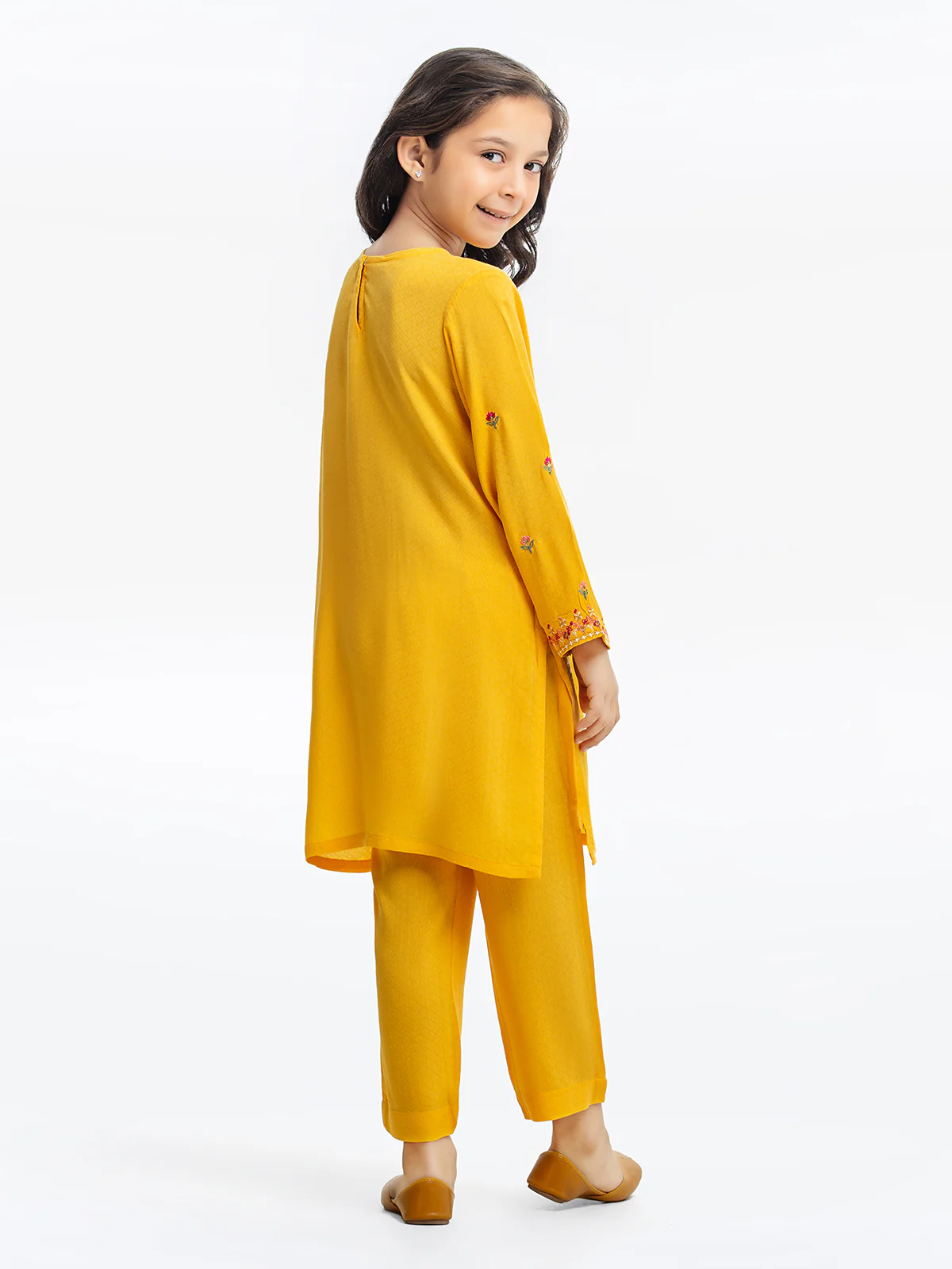 Embroidered Dobby Shirt Trouser - EGTKE23-70612 - Image 7