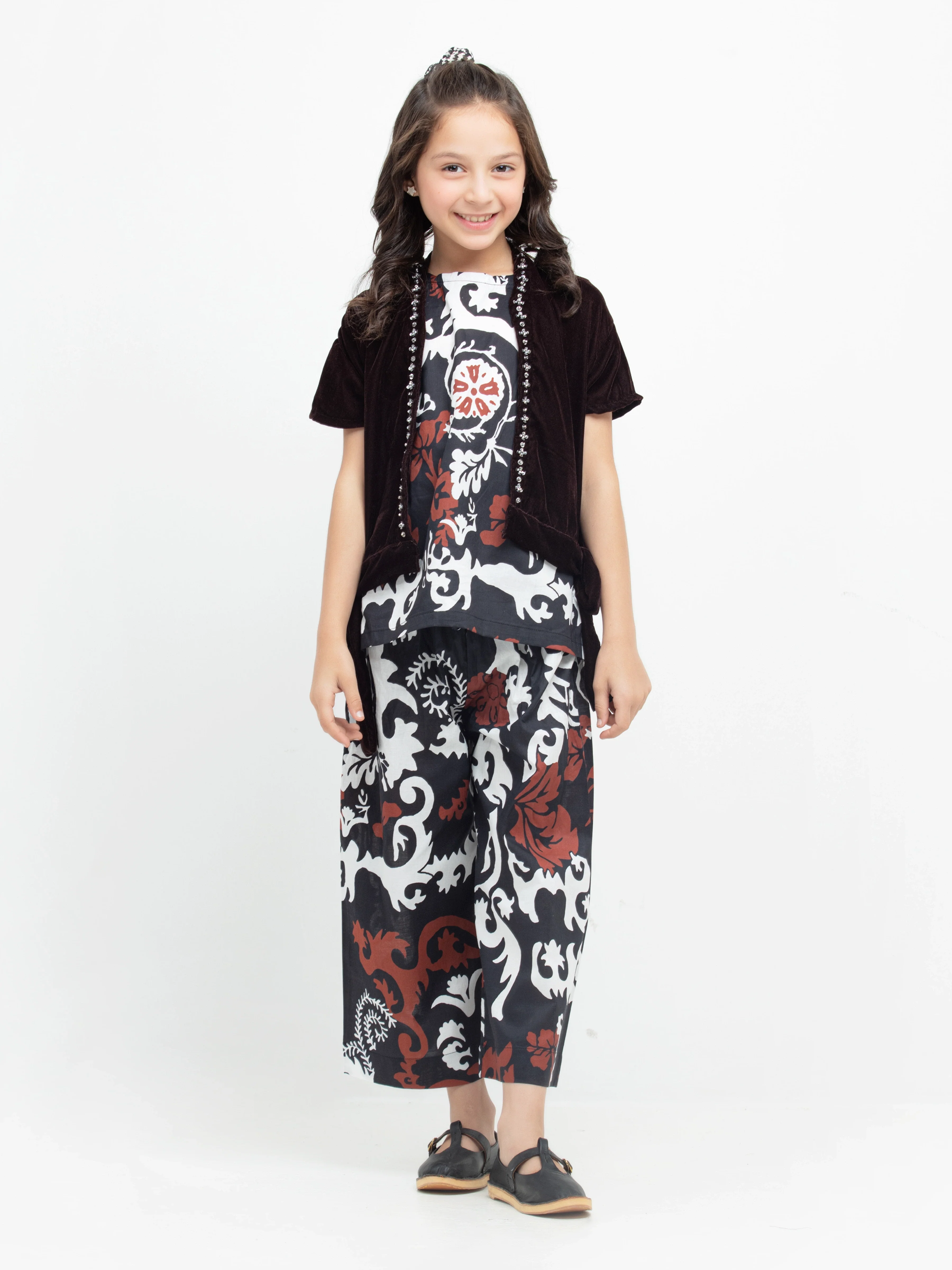 Printed Lawn Co-Ord Set - EGTKP5-70812ST