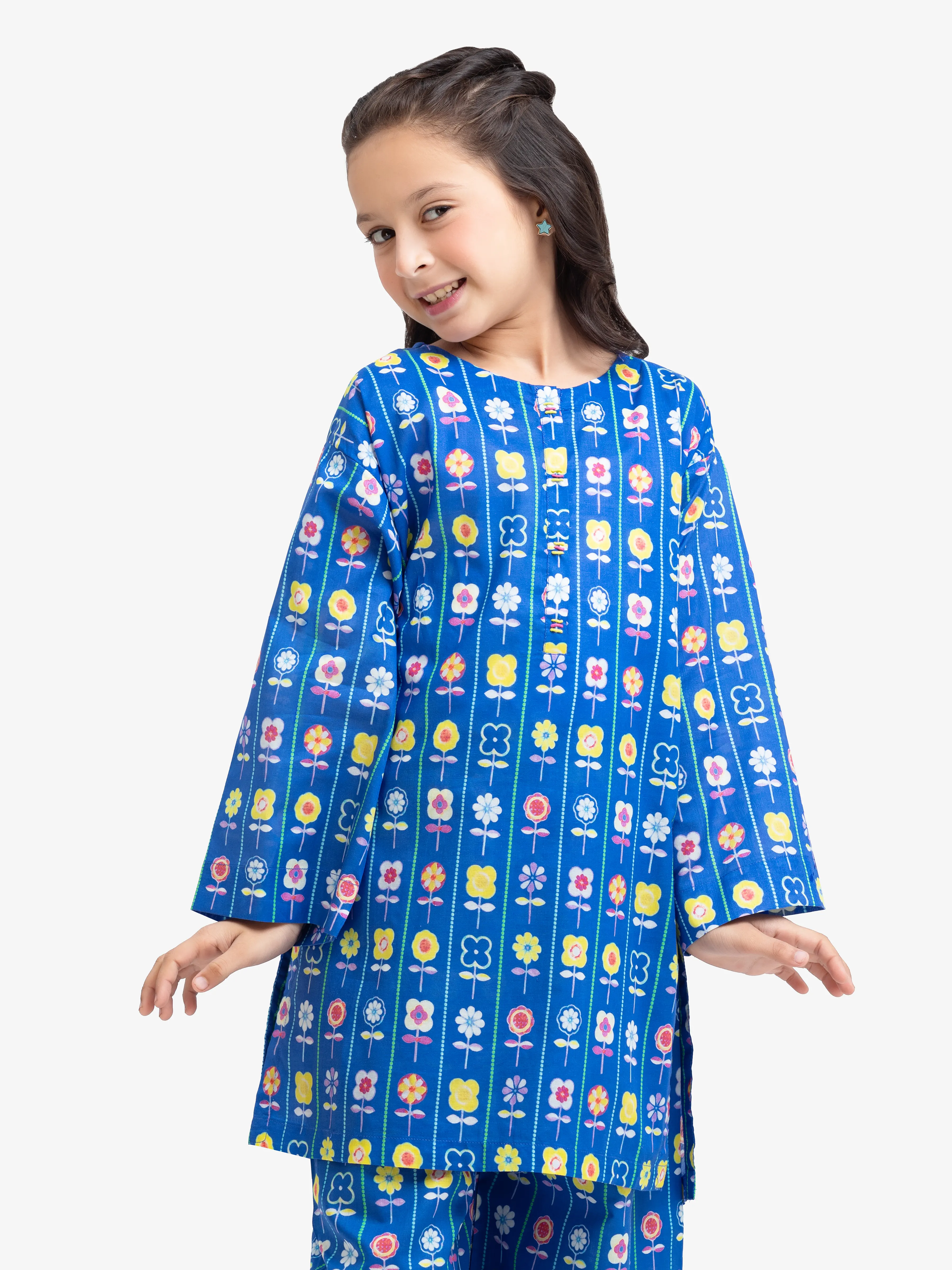 Printed Lawn Co-Ord Set - EGTKP24-70946ST - Image 2