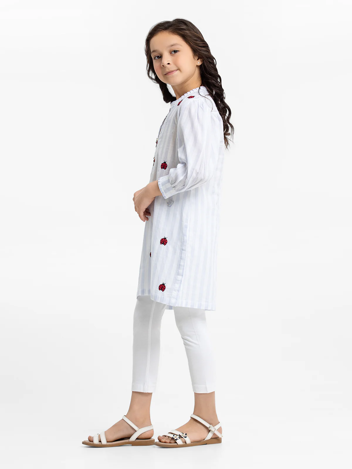 Embroidered Lawn Shirt - EGTKE23-70709S - Image 3