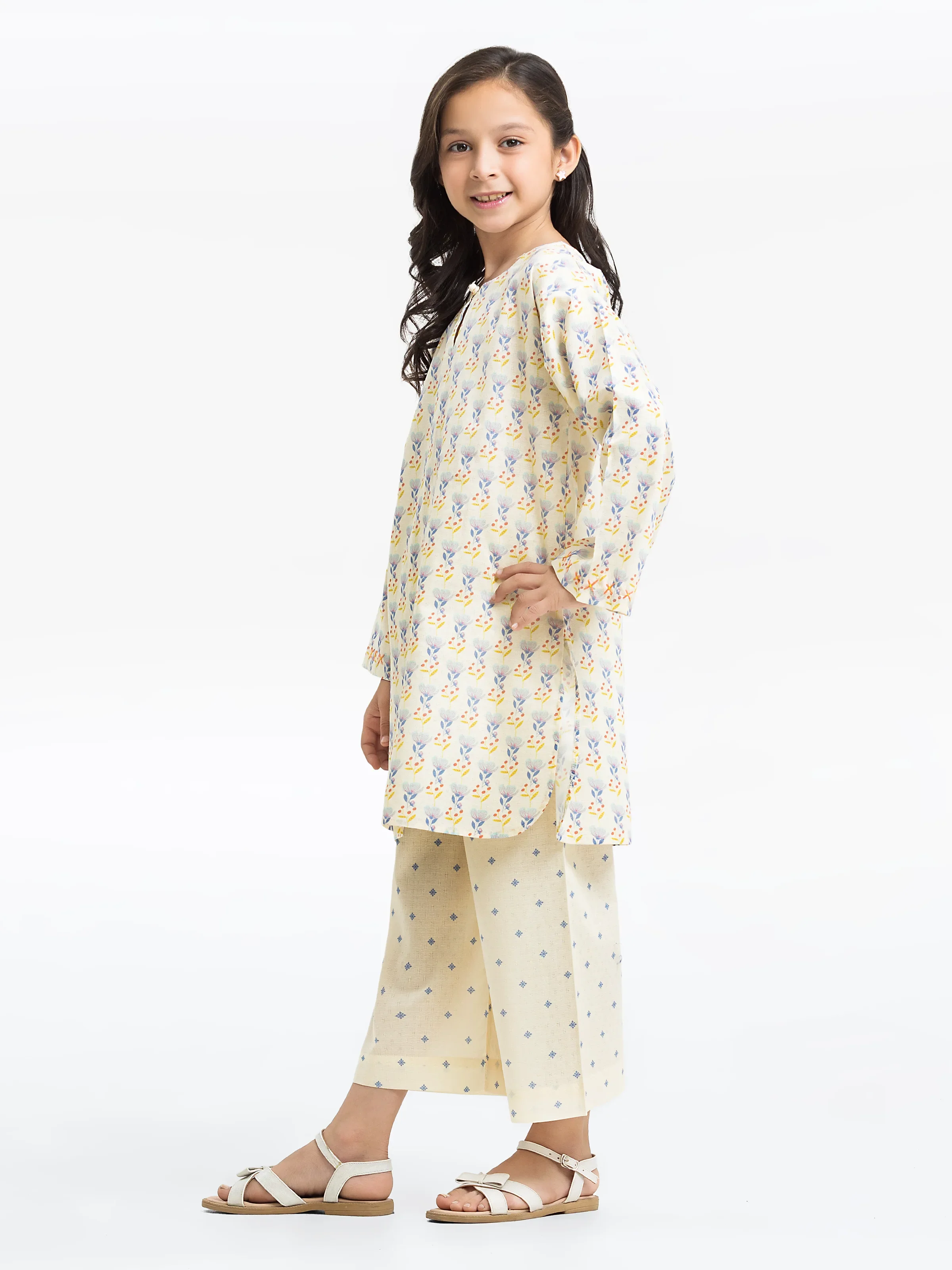 Printed Dobby Shirt Trouser - EGTKP24-70911ST - Image 4