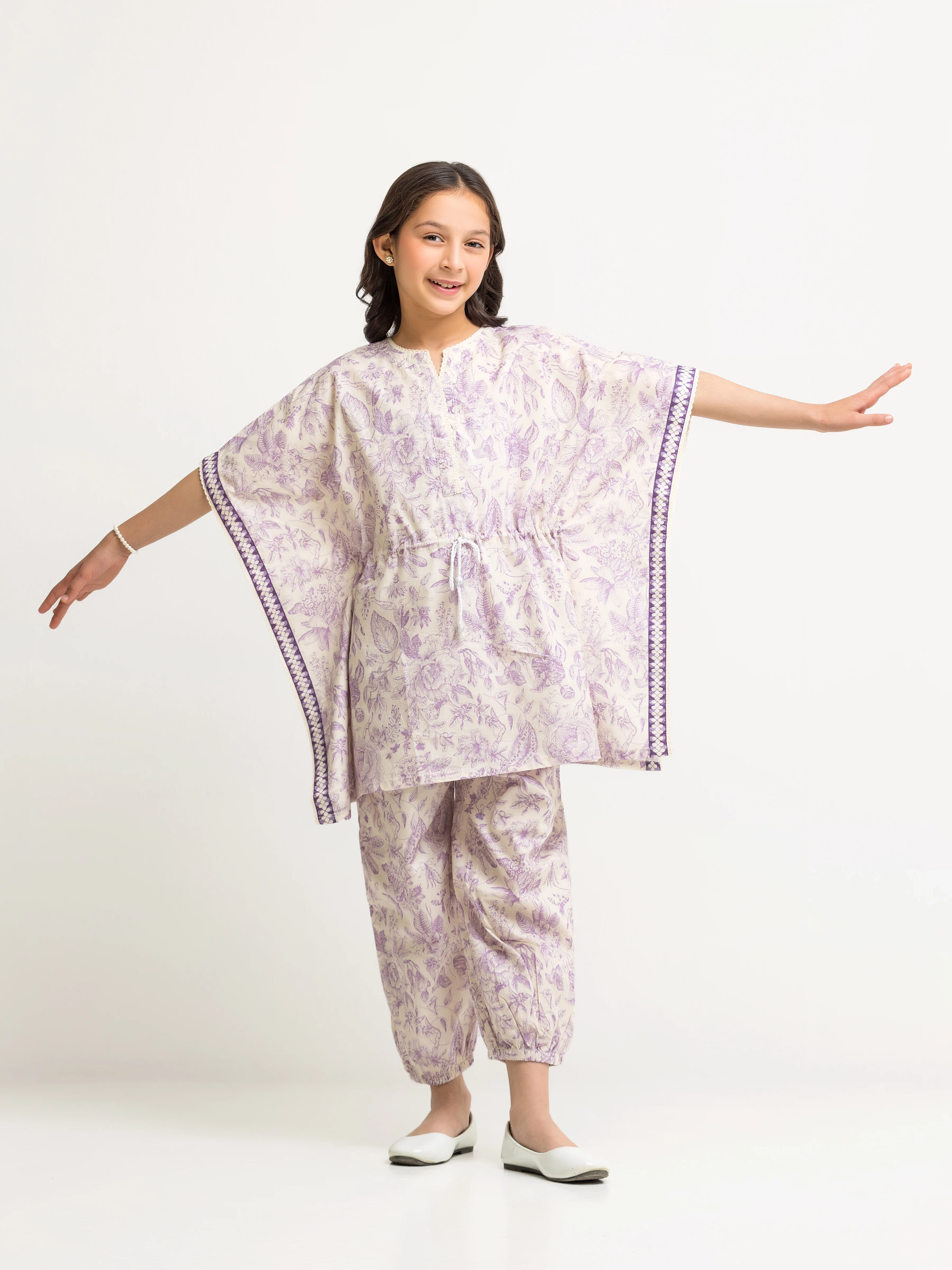 Printed Lawn Co-Ord Set - EGTKP5-73005ST