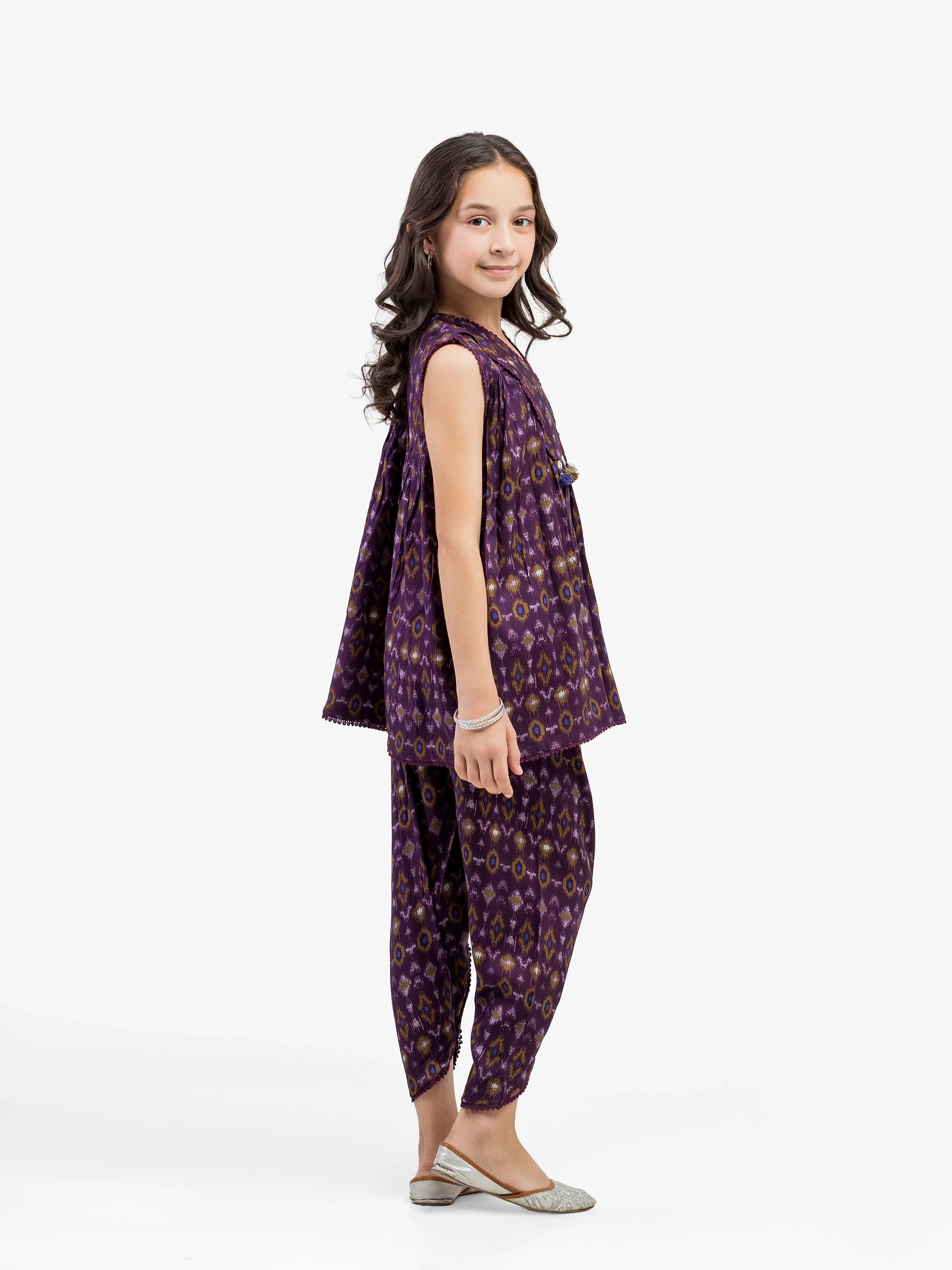 Printed Viscose Co-Ord Set - EGTKP5-73000ST - Image 6