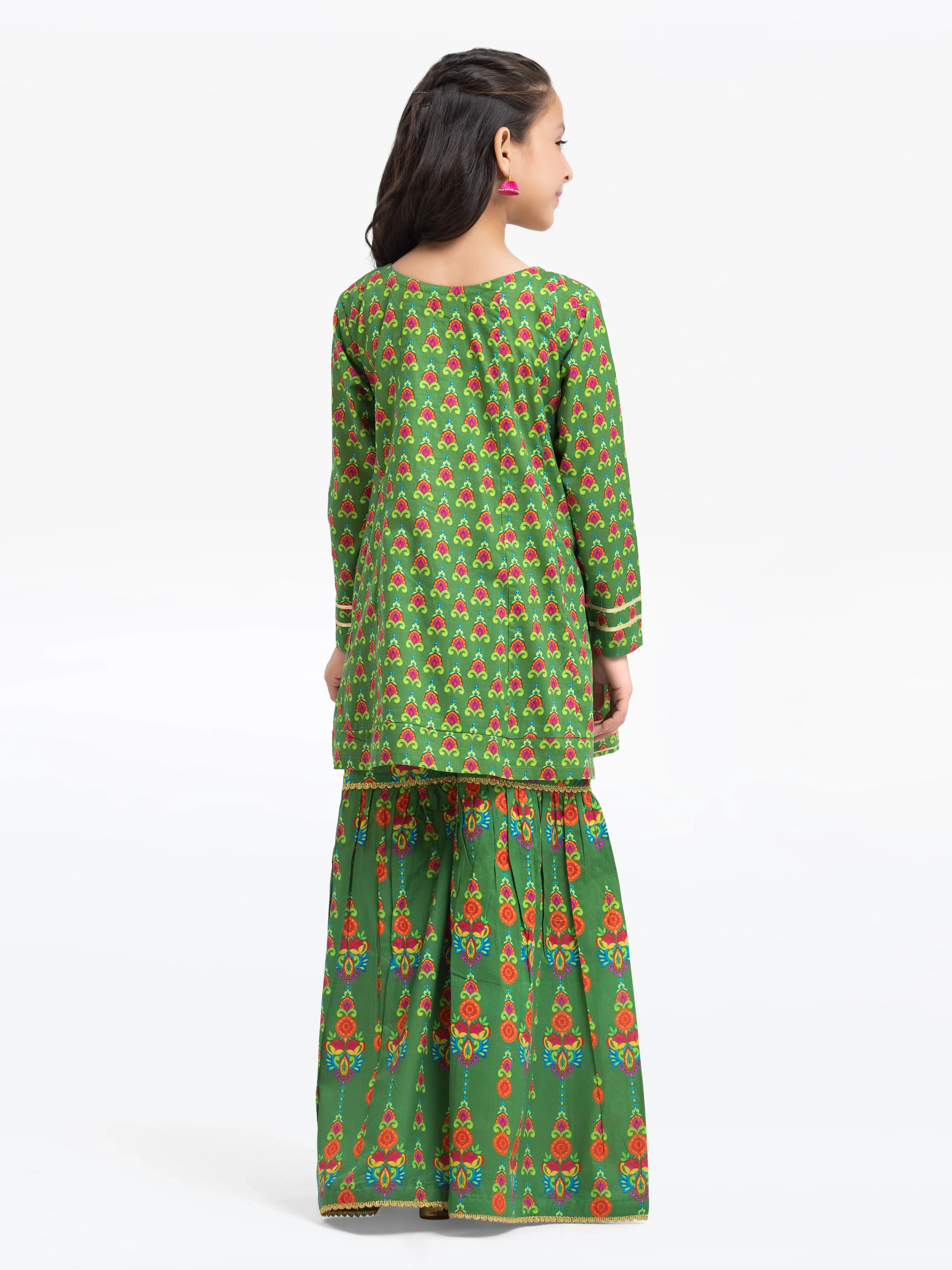 Printed Lawn Gharara Suit - EGTKP24-70431ST - Image 5