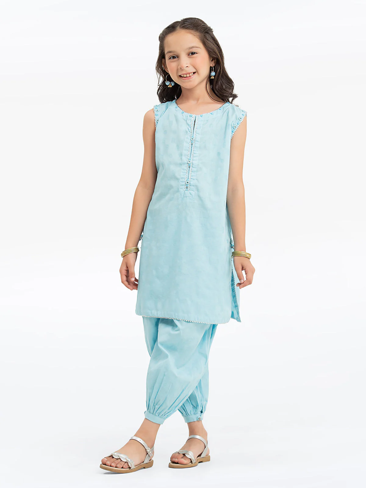 Solid Dobby Shirt Trouser - EGTKS24-70750ST