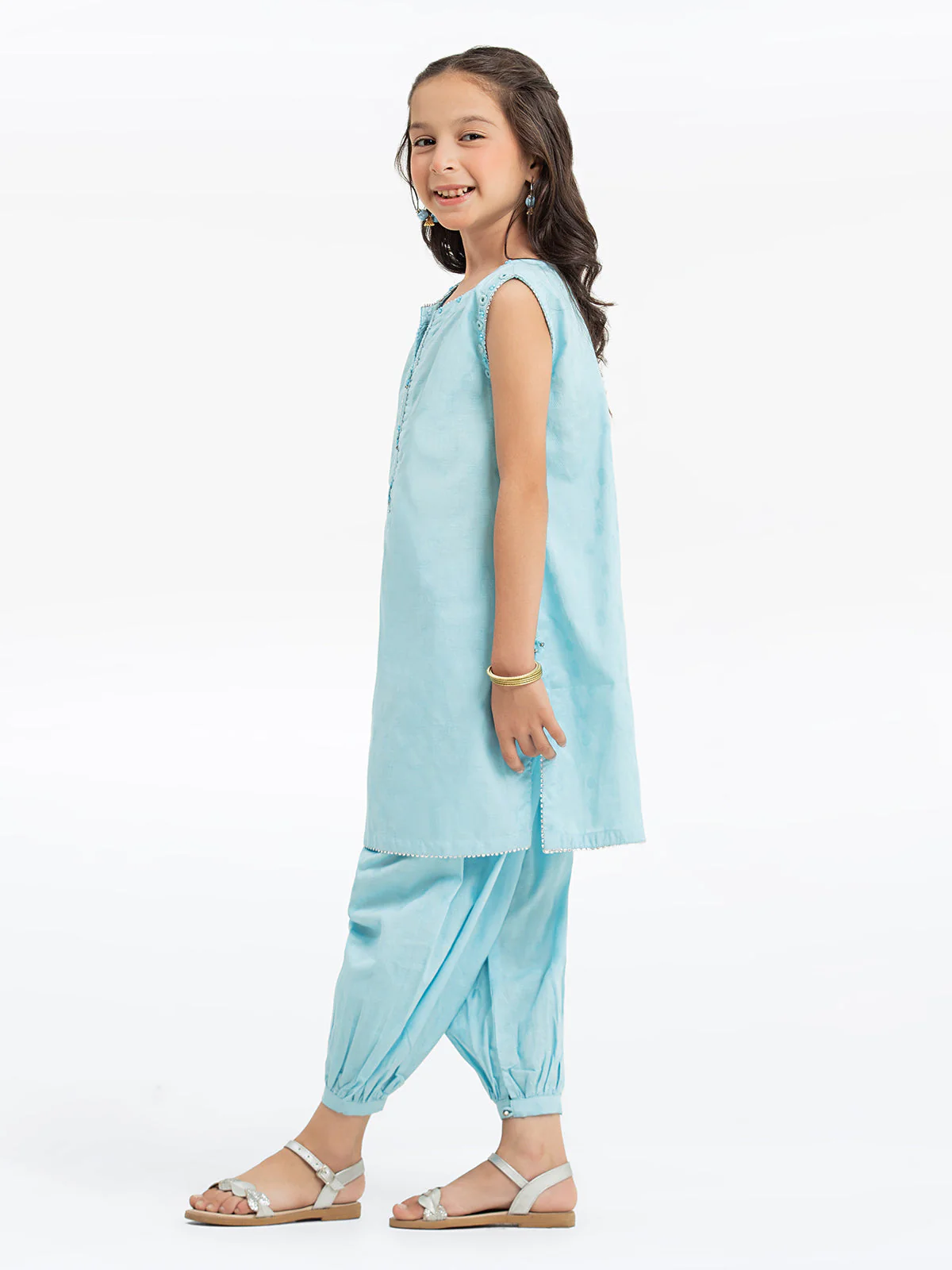 Solid Dobby Shirt Trouser - EGTKS24-70750ST - Image 4