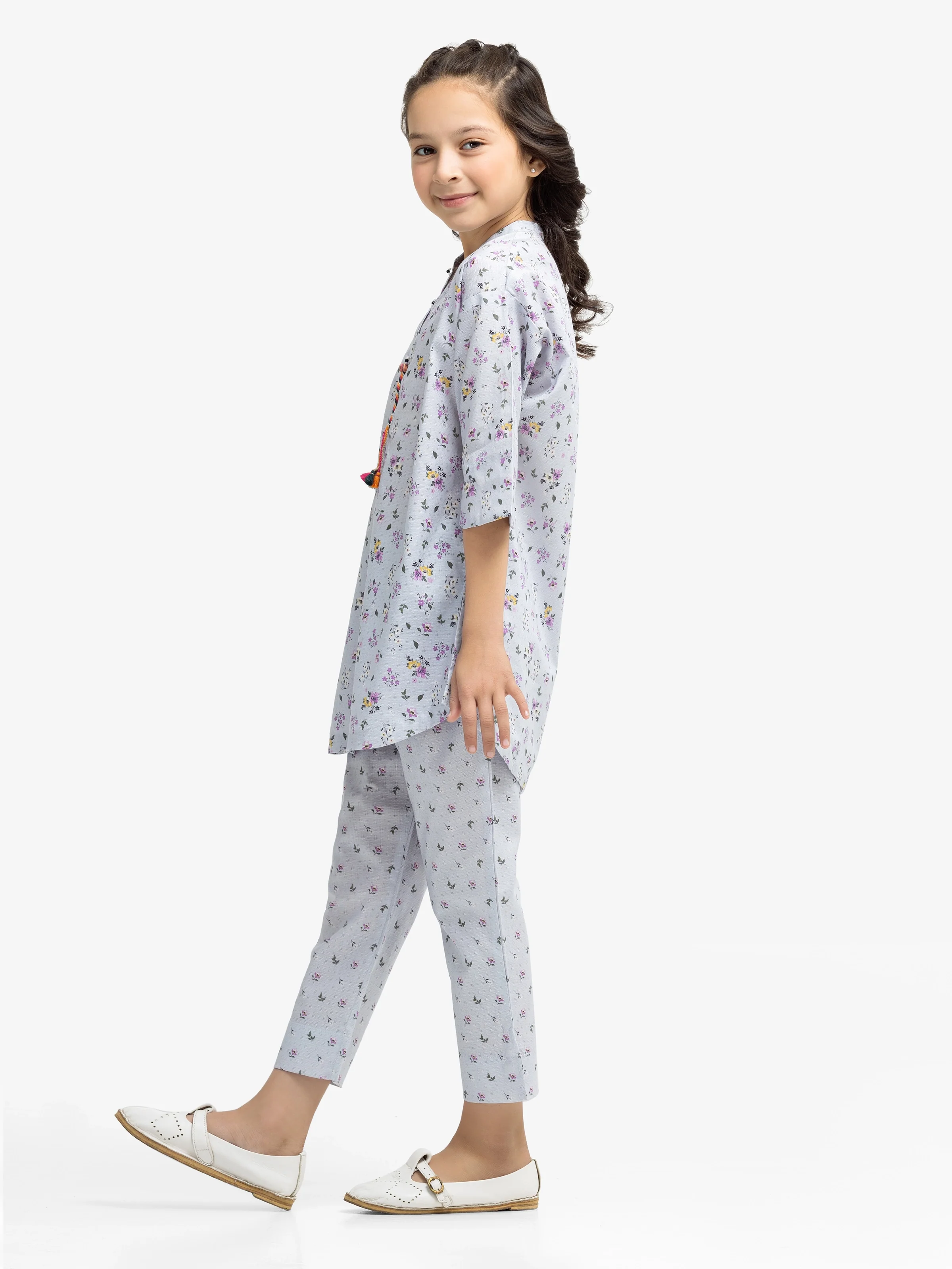 Printed Dobby Co-Ord Set - EGTKP24-70913ST - Image 4