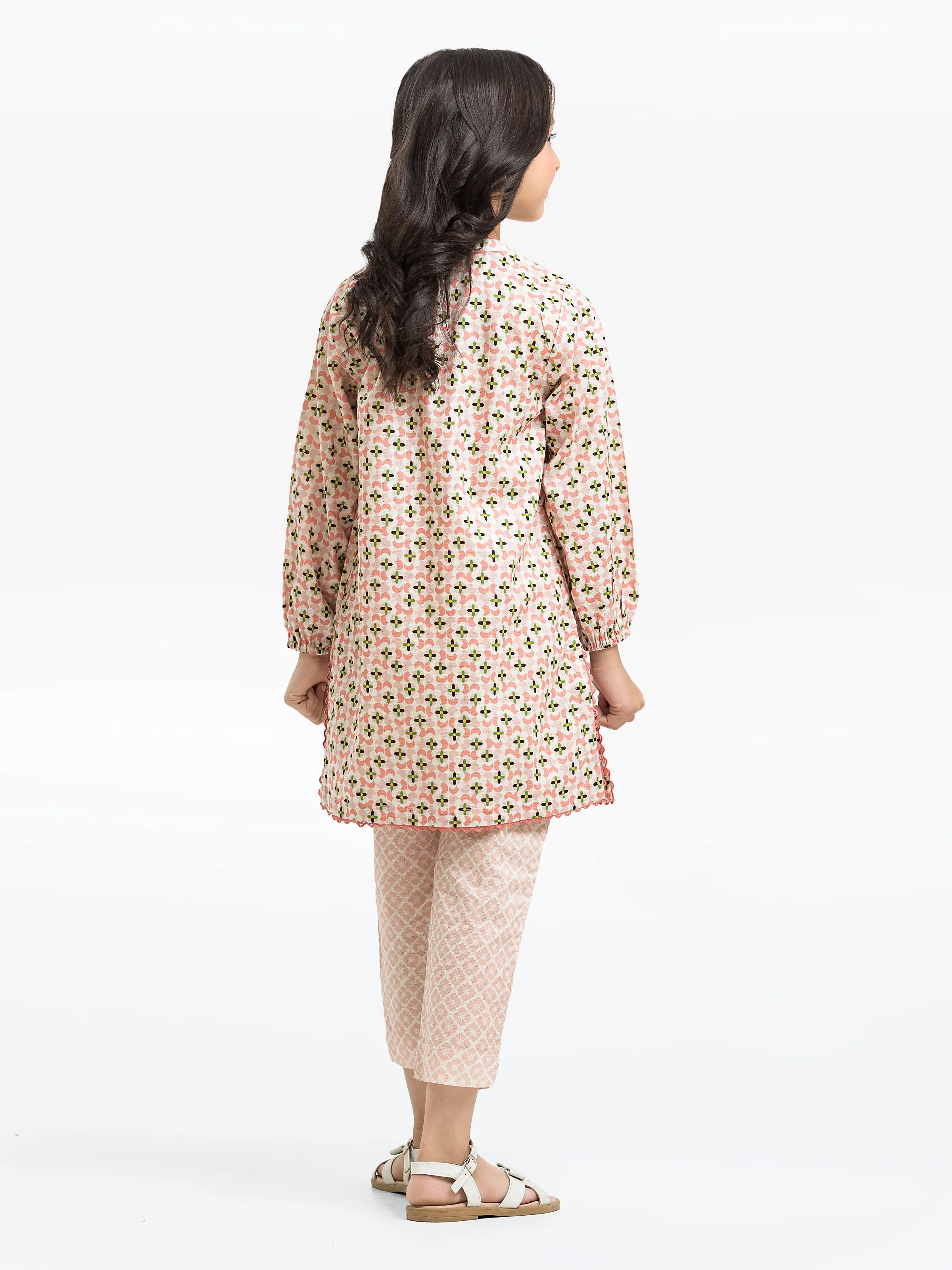 Printed Dobby Shirt Trouser - EGTKP24-70914ST - Image 5