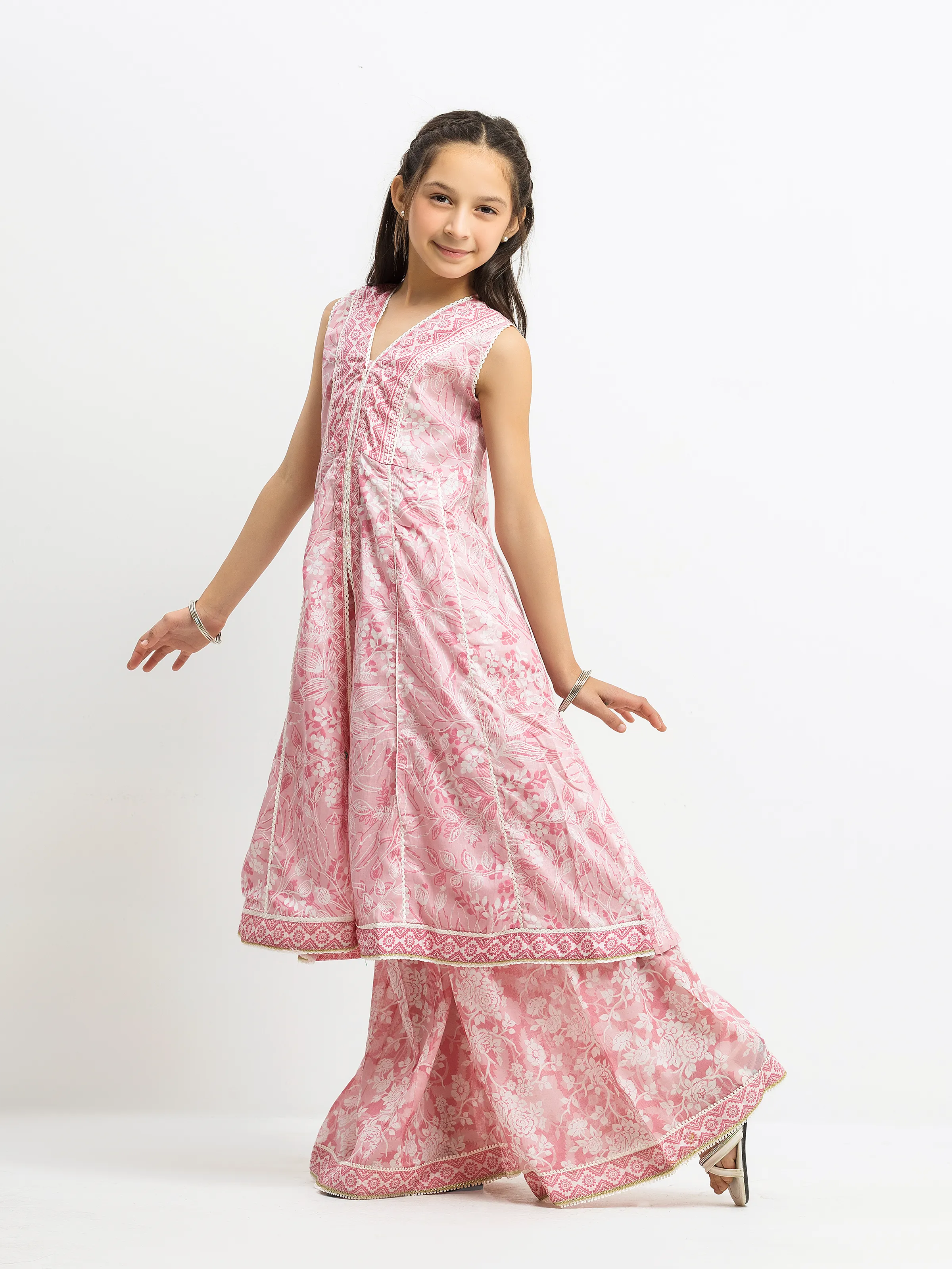 Printed Lawn Gharara Suit - EGTKP5-71020ST - Image 4