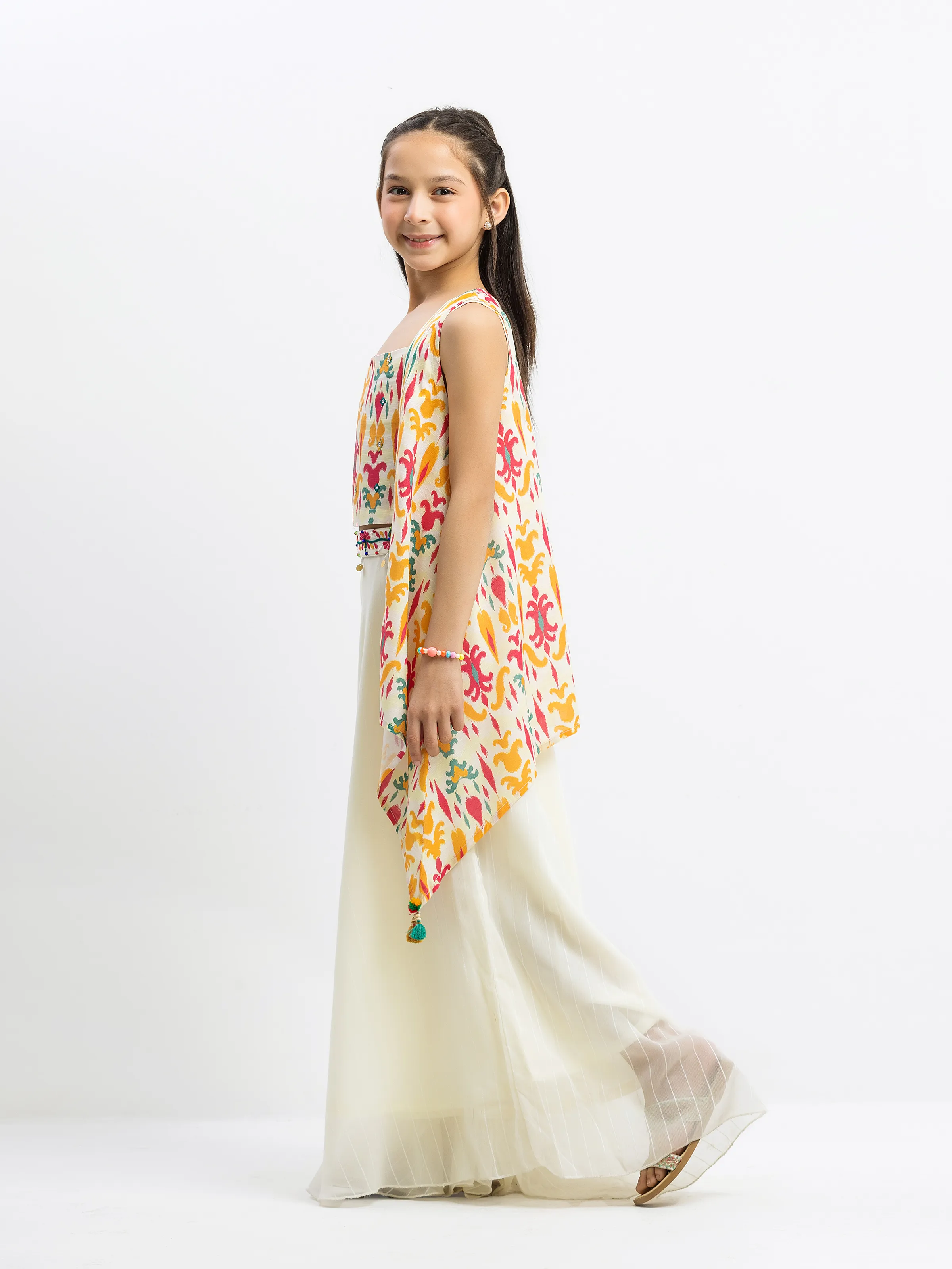 Embroidered Cotton Slub Shirt Trouser - EGTKE5-71036ST - Image 4