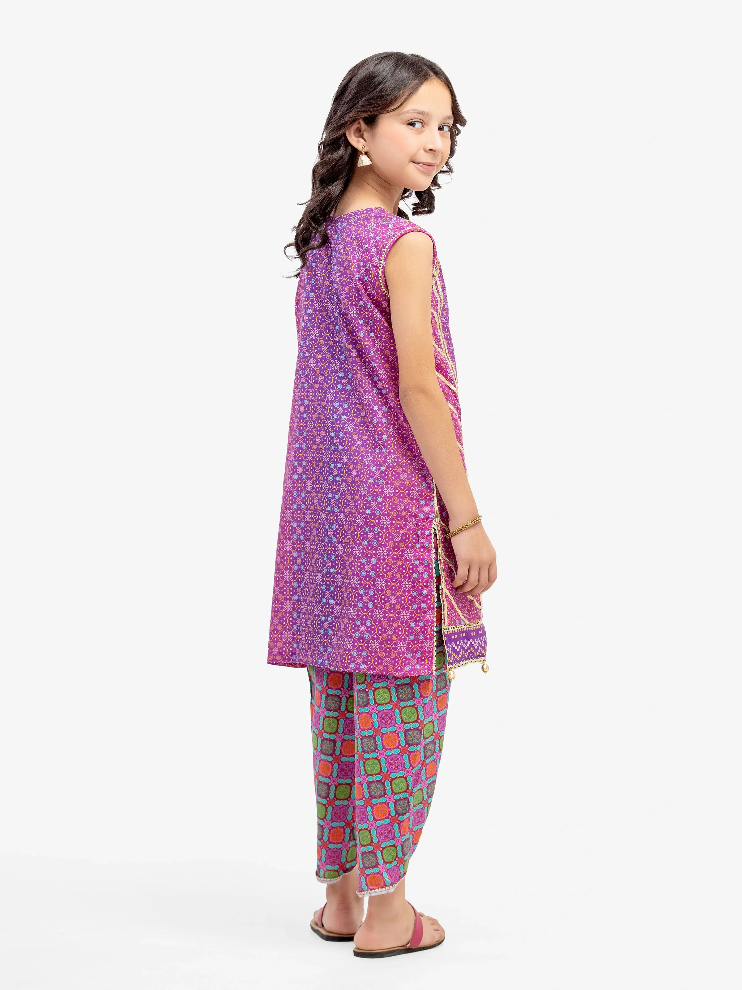 Printed Cambric Shirt Trouser - EGTKP5-70992ST - Image 5