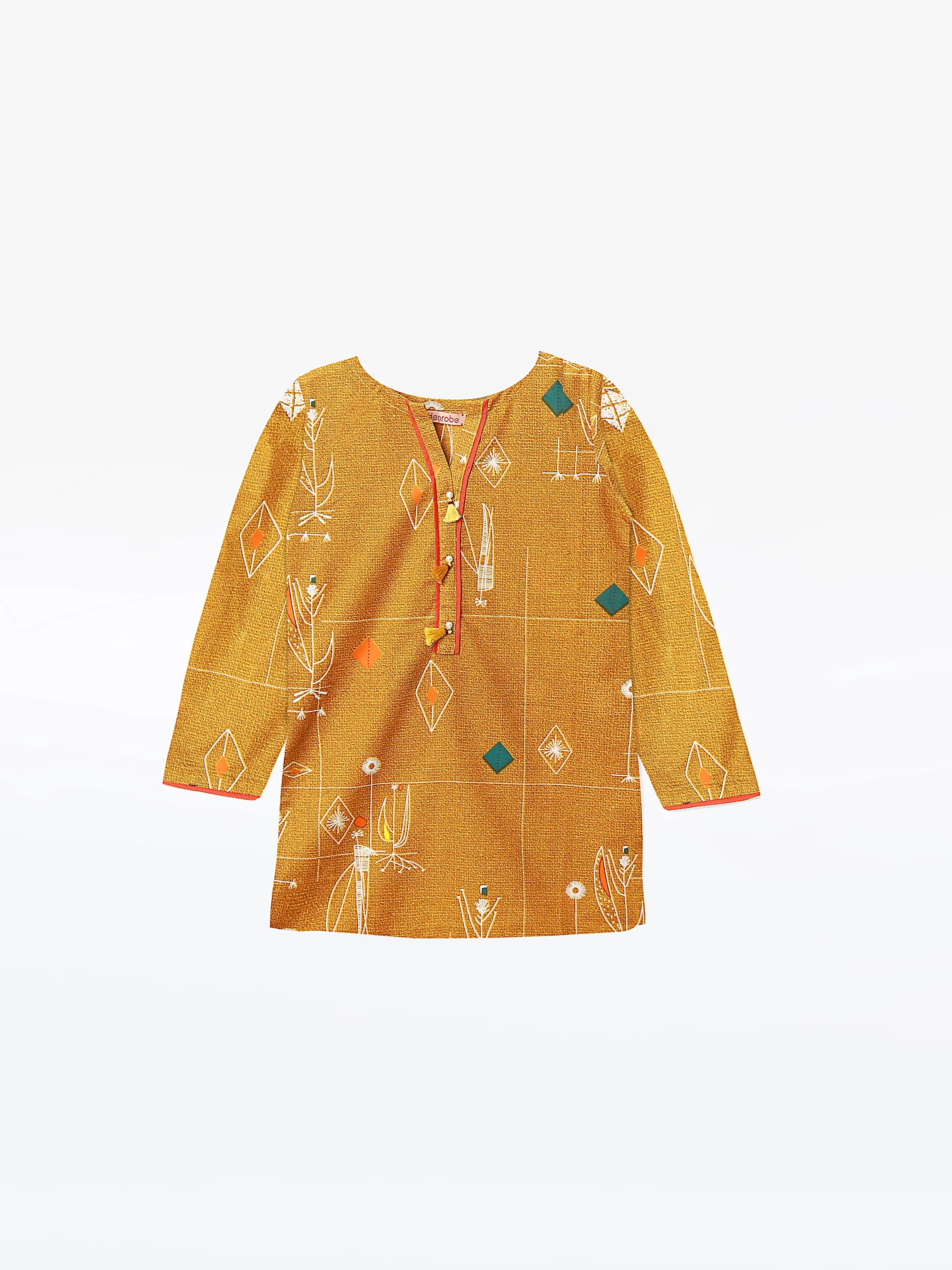 Printed Cambric Shirt - EGTKP23-70680S