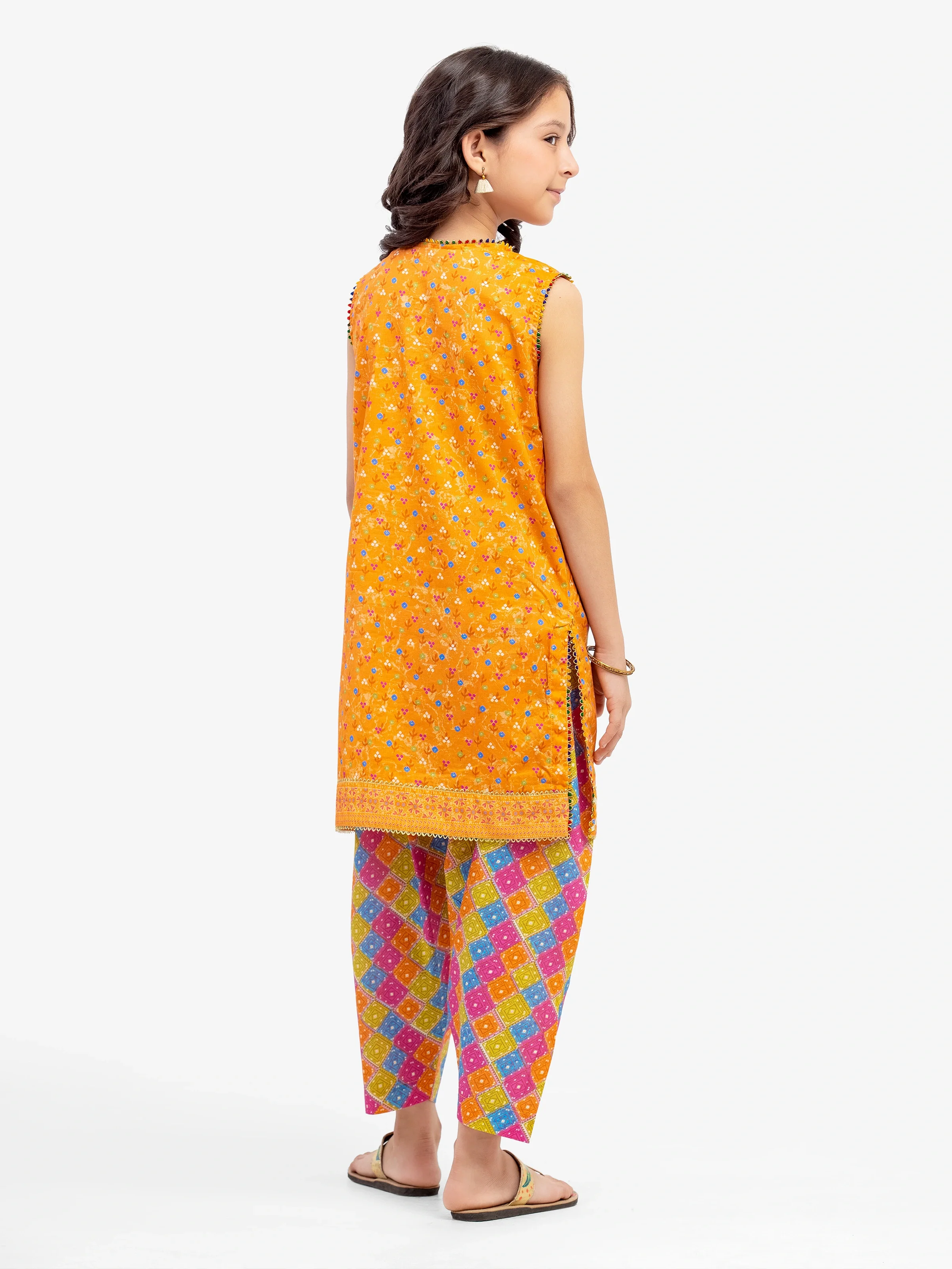 Printed Cambric Shirt Trouser - EGTKP5-70993ST - Image 5