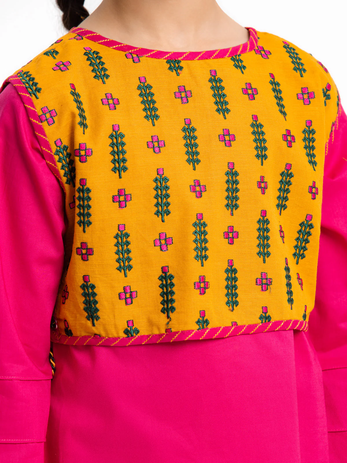 Embroidered Cambric Shirt Trouser - EGTKE23-70585ST - Image 4