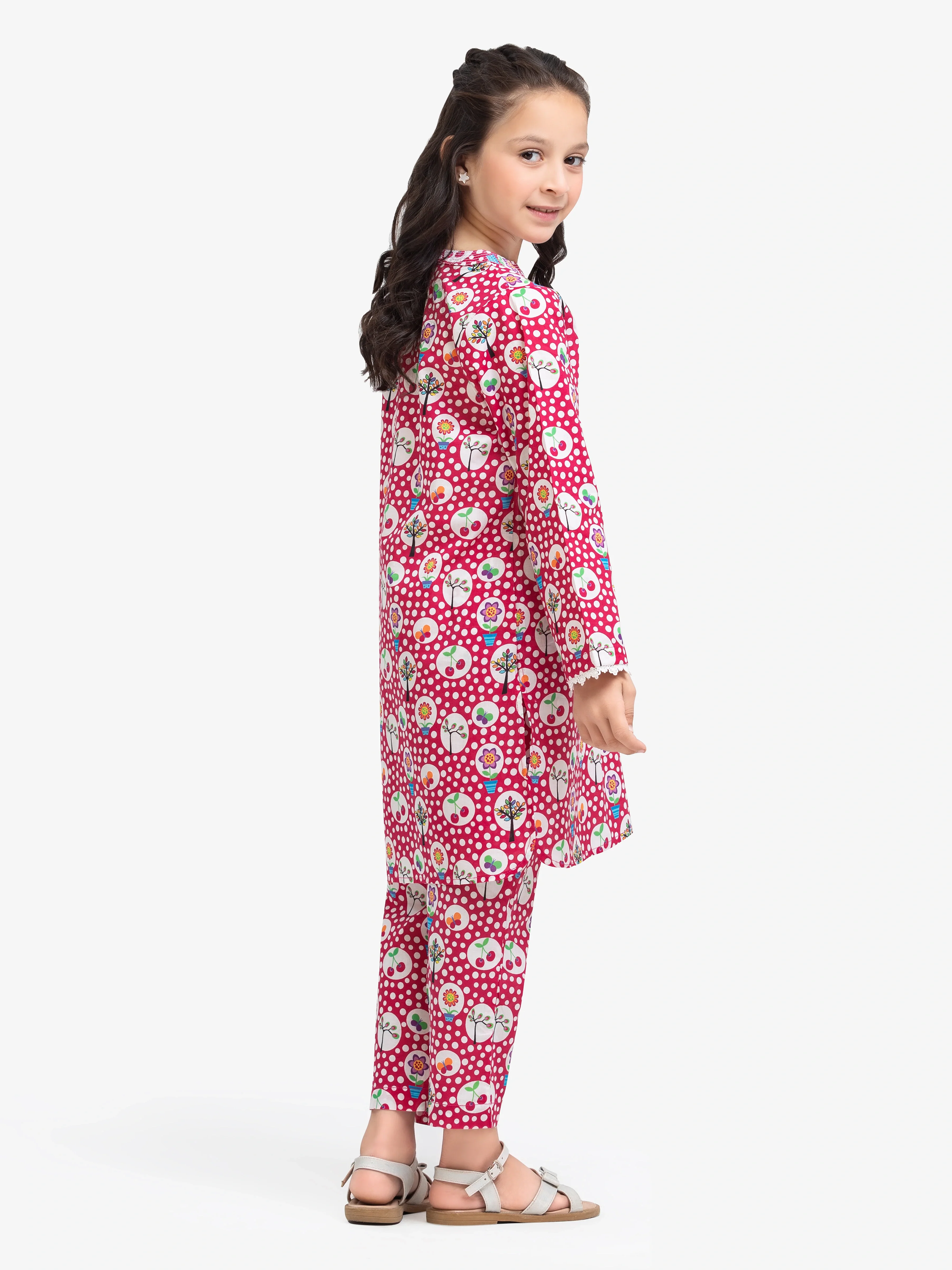Printed Lawn Co-Ord Set - EGTKP24-70406ST - Image 5