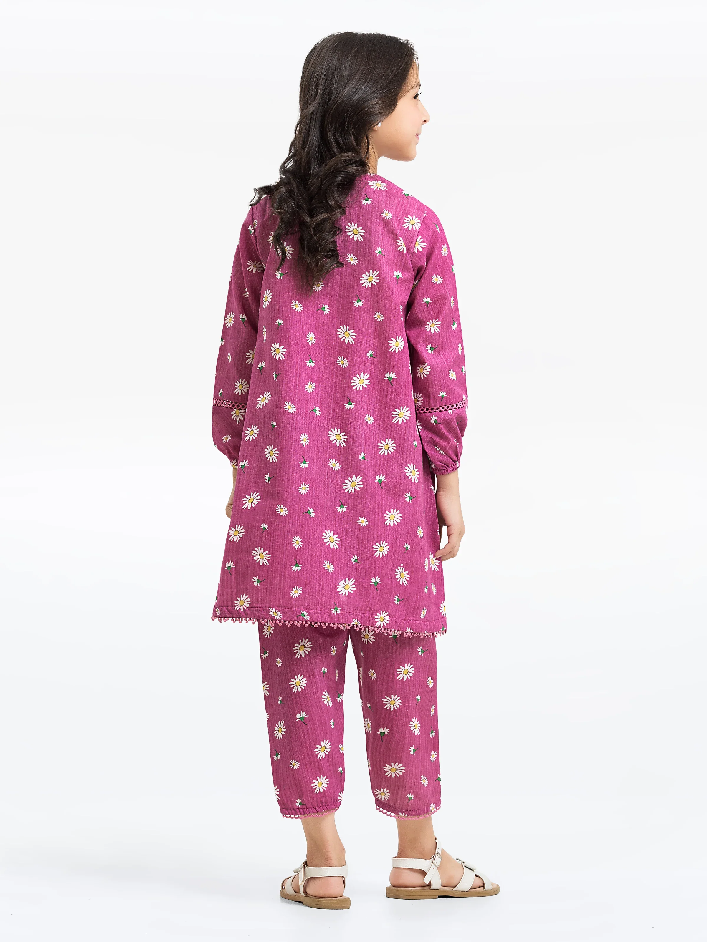 Printed Khaddar Co-Ord Set - EGTKP24-70905ST - Image 6