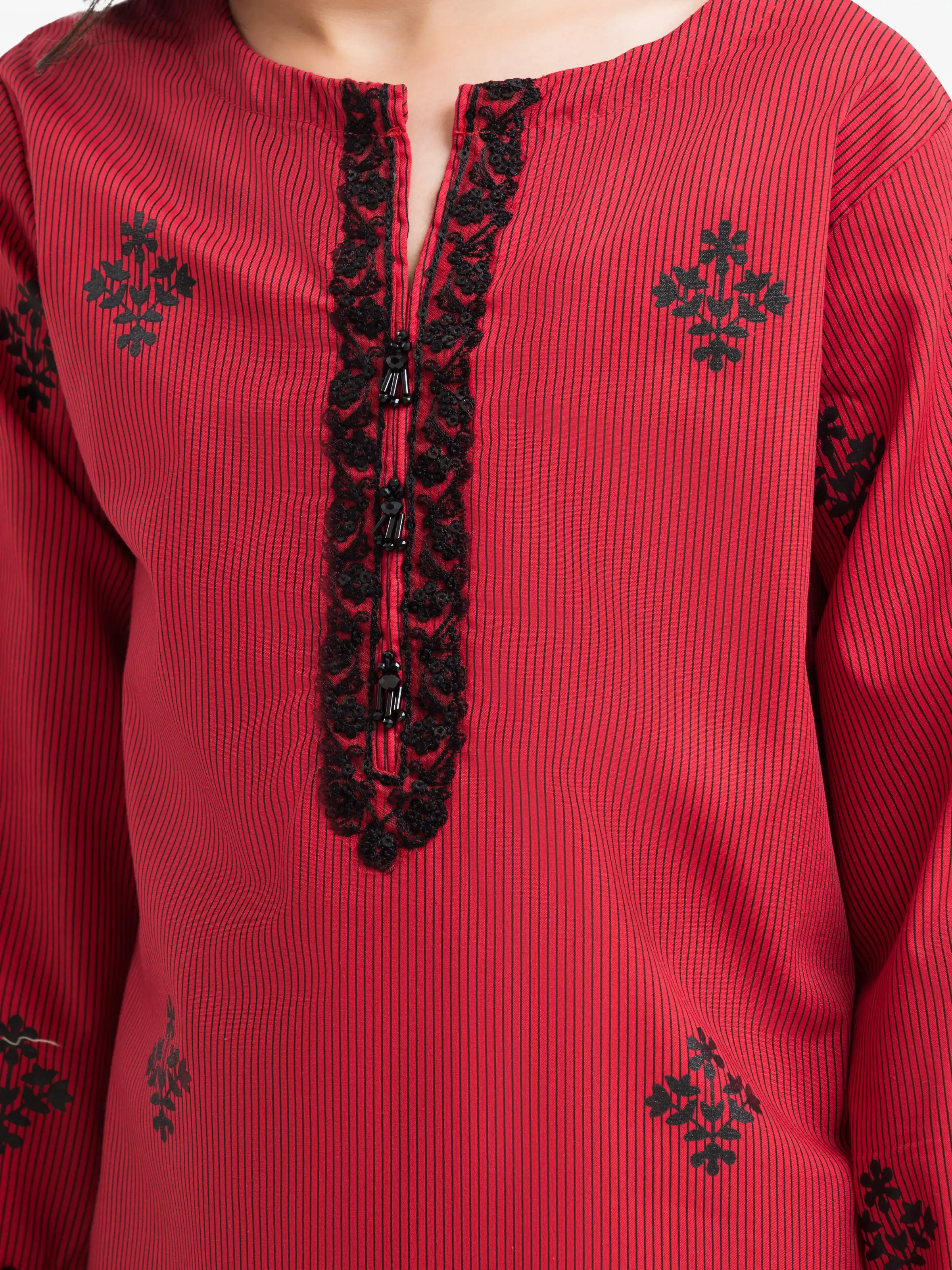 Embroidered Dobby Shirt Trouser - EGTKE23-70732ST - Image 3