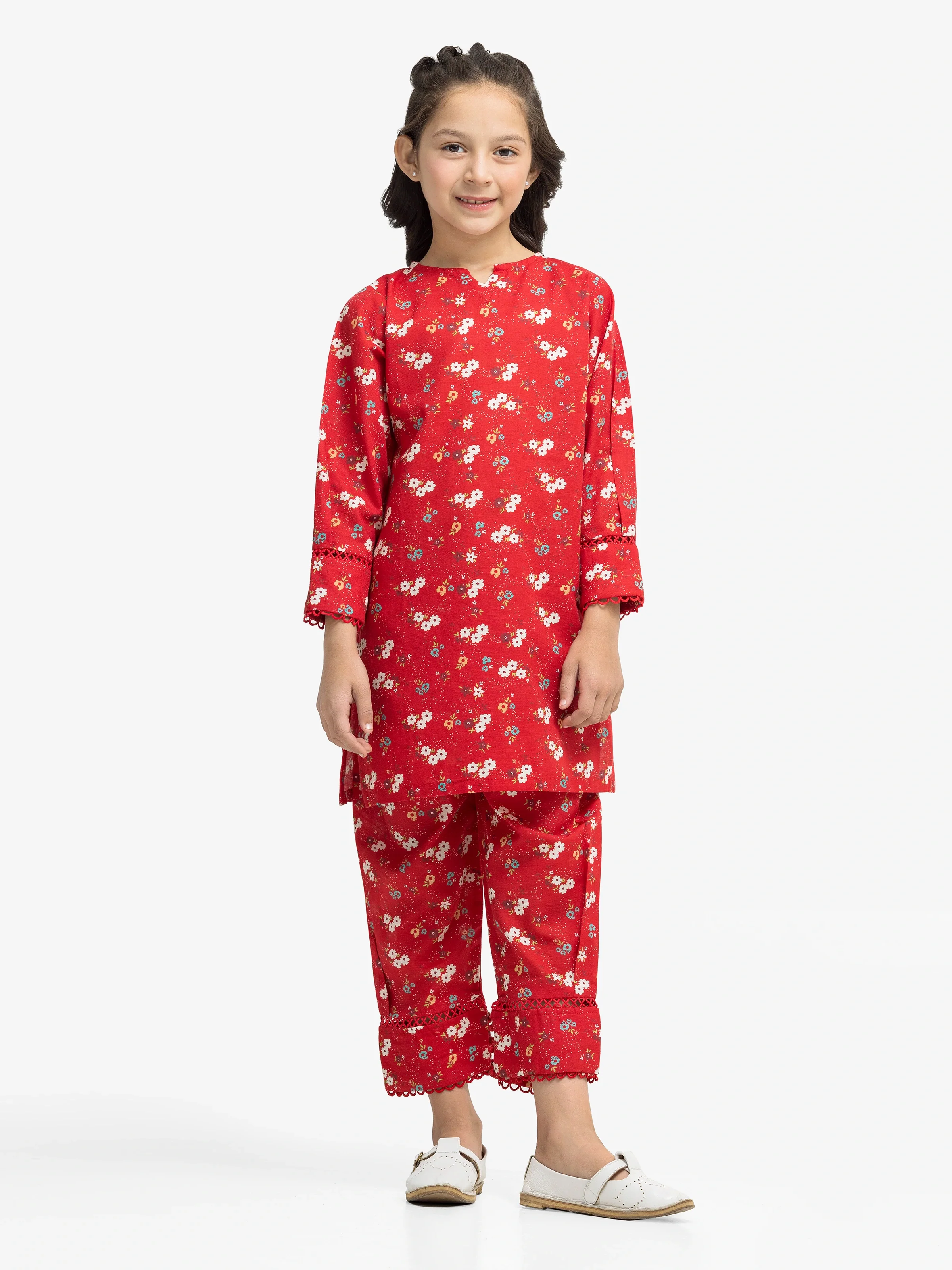 Printed Khaddar Co-Ord Set - EGTKP24-70903ST