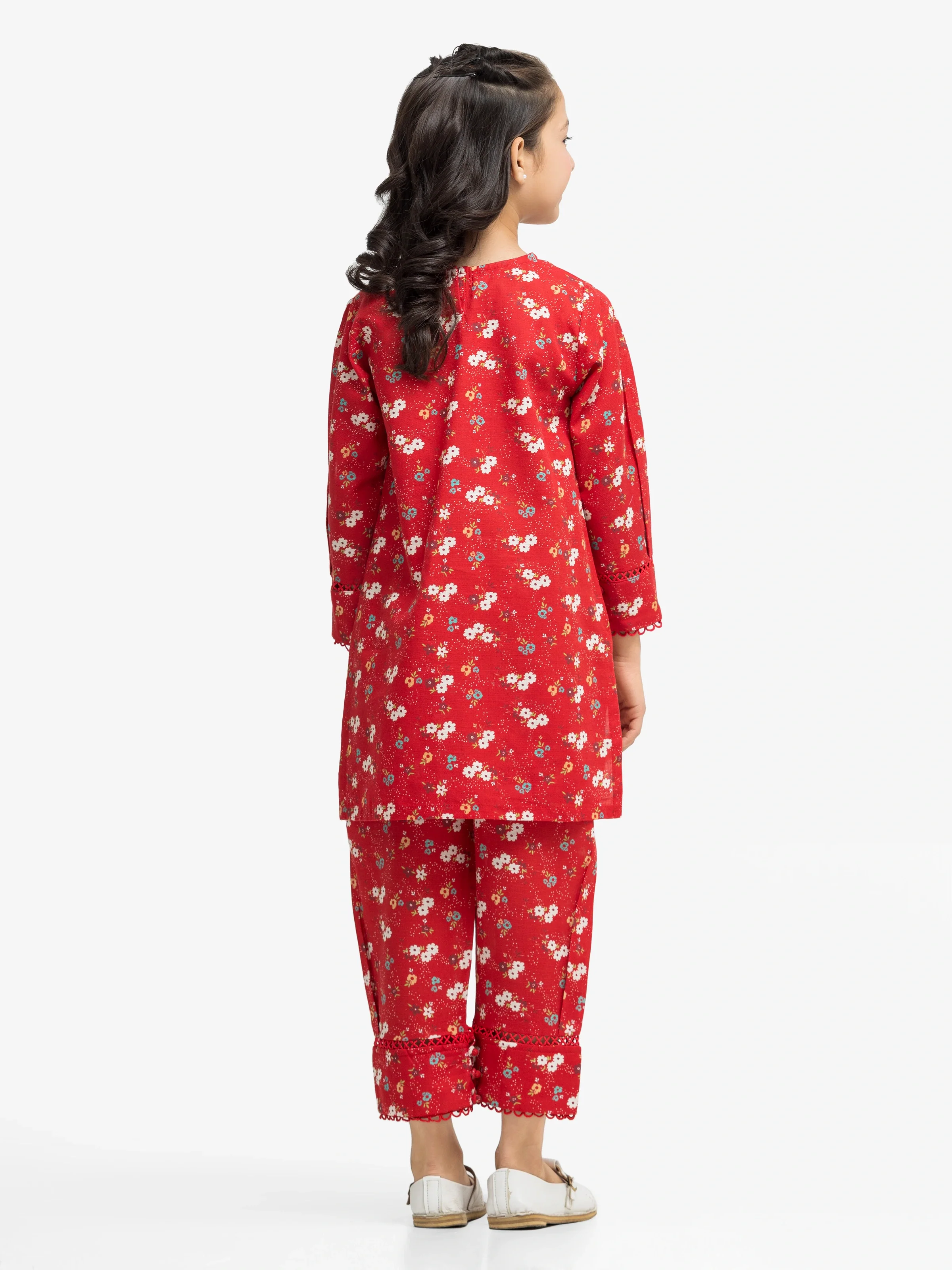 Printed Khaddar Co-Ord Set - EGTKP24-70903ST - Image 5