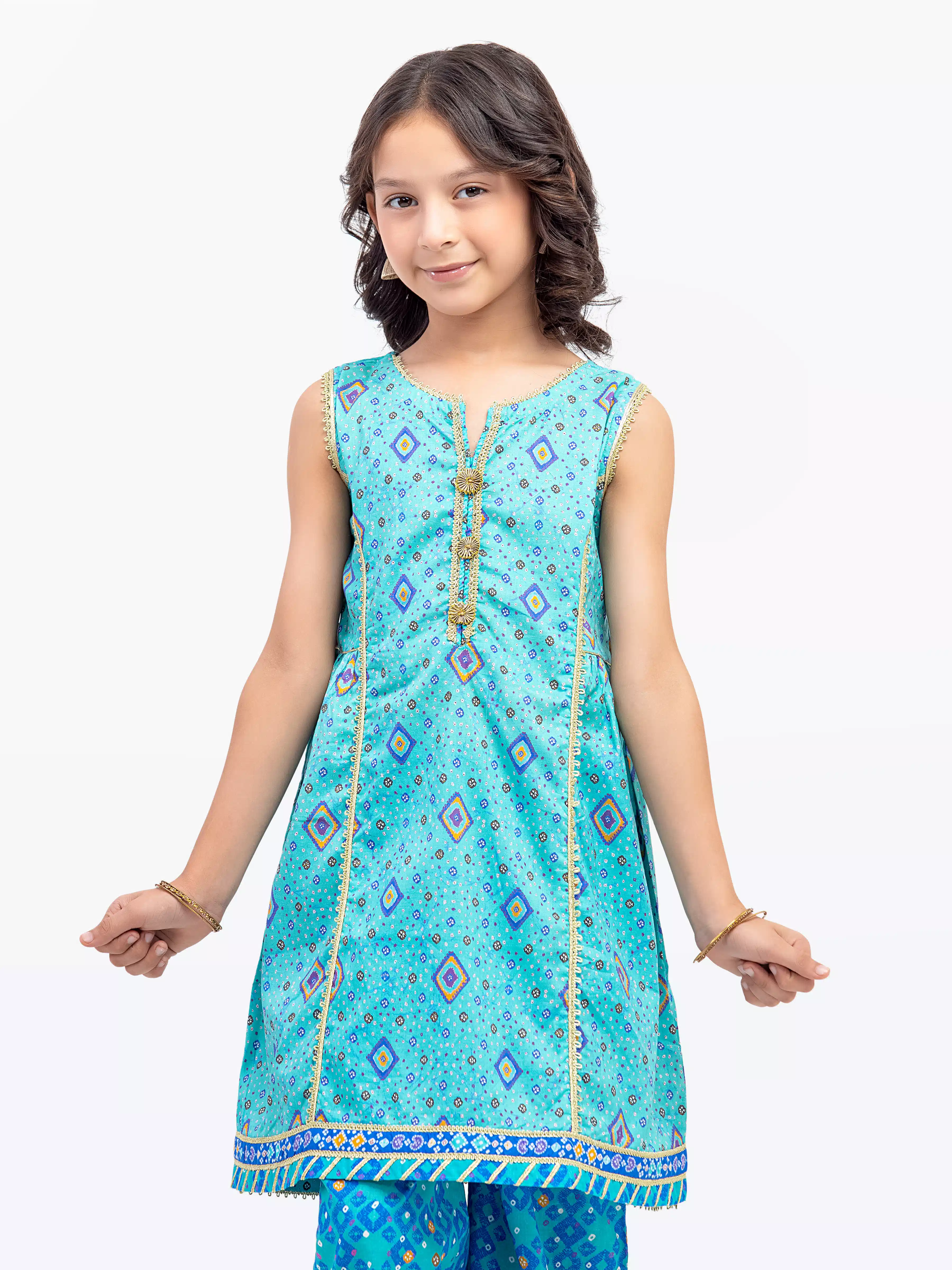 Printed Cambric Shirt Trouser - EGTKP5-70974ST - Image 2