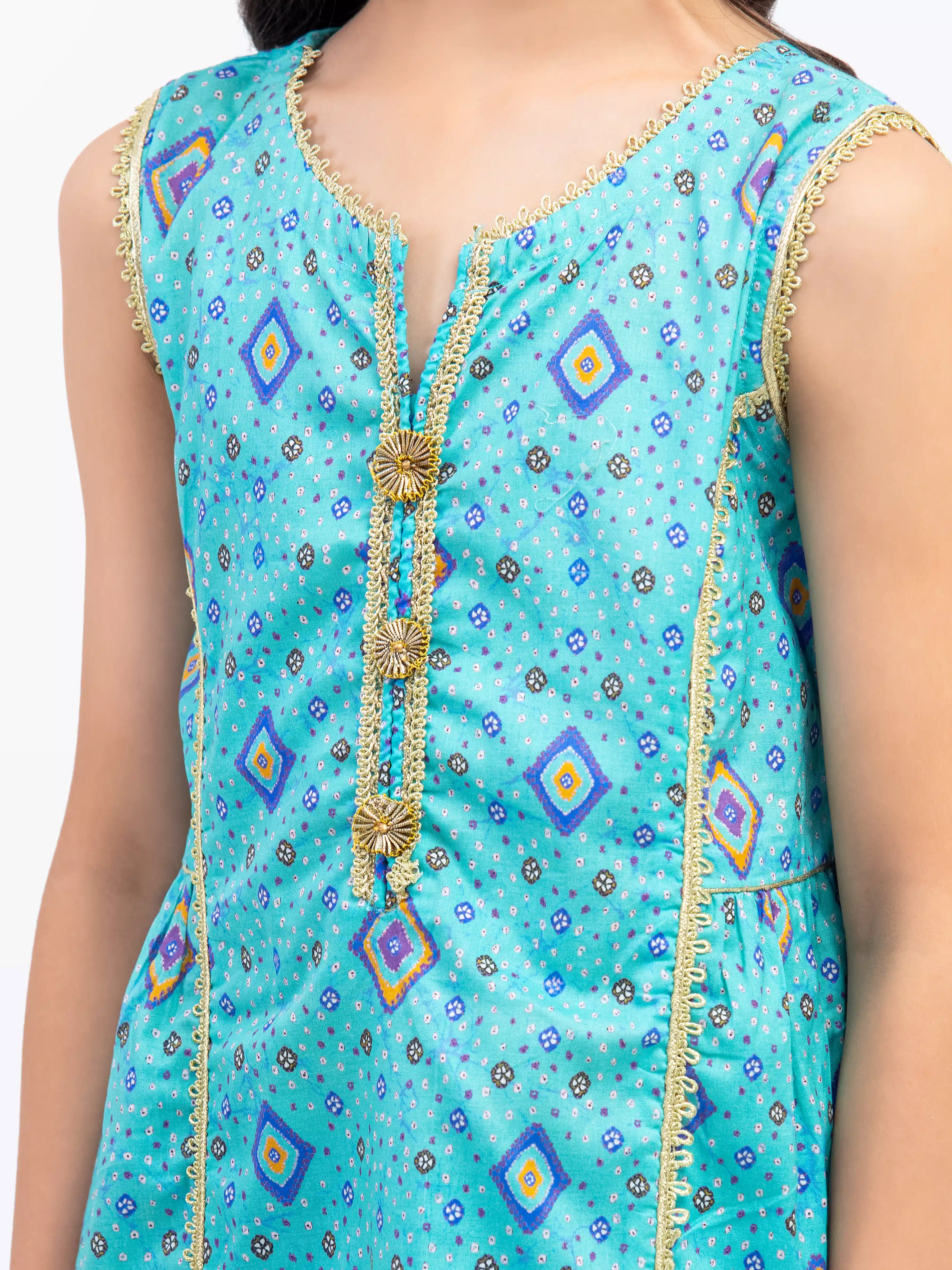 Printed Cambric Shirt Trouser - EGTKP5-70974ST - Image 3