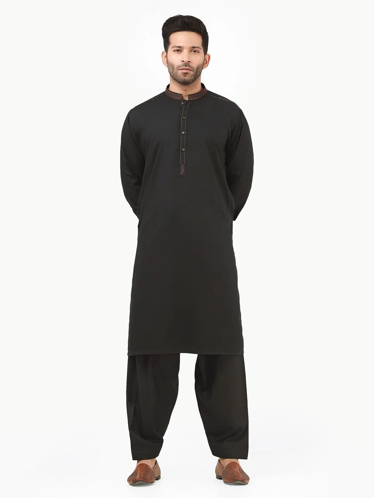 Embroidered Blended Shalwar Kameez - EMTKS22S-40961