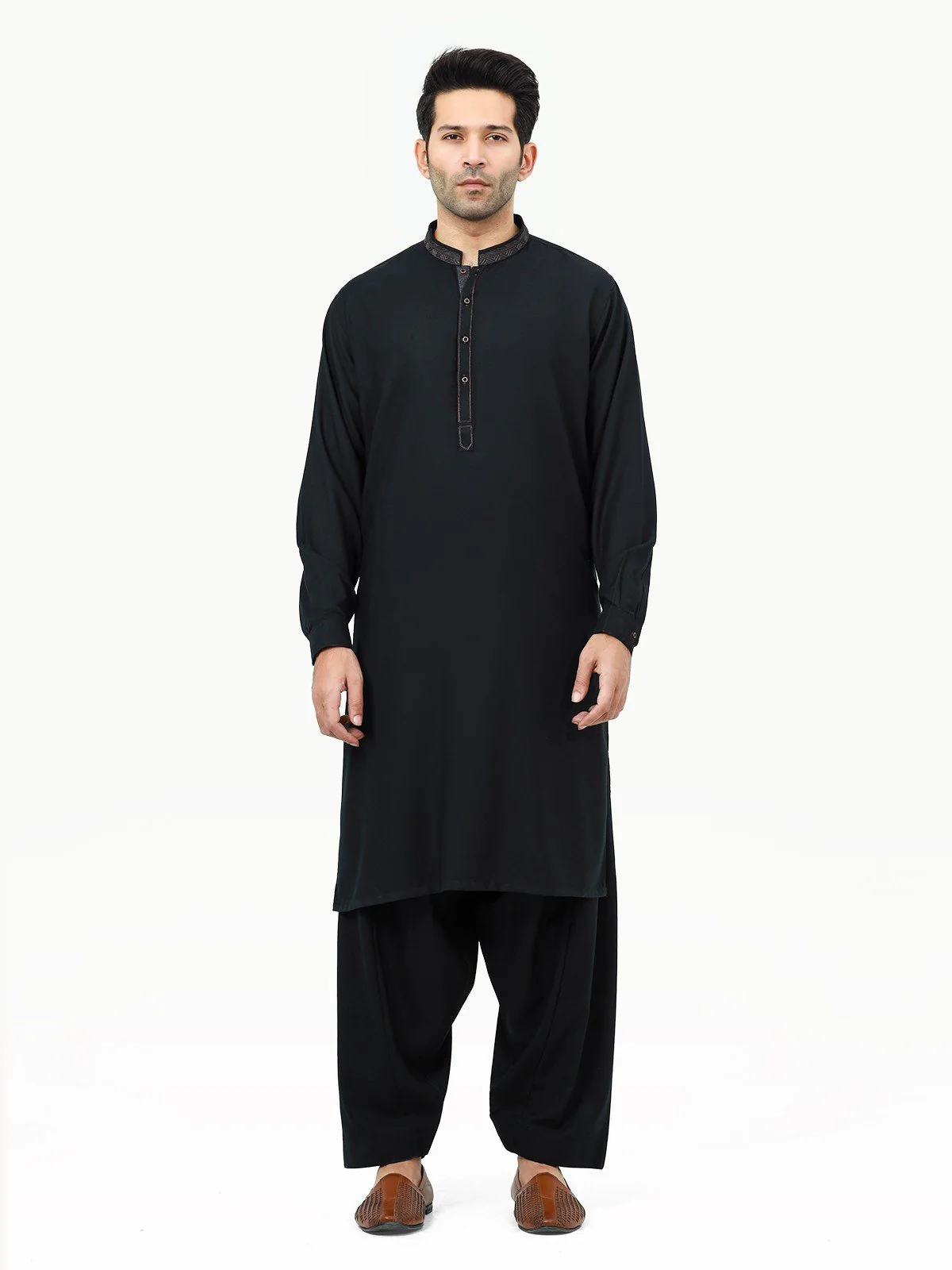 Embroidered Blended Shalwar Kameez - EMTKS22S-40977