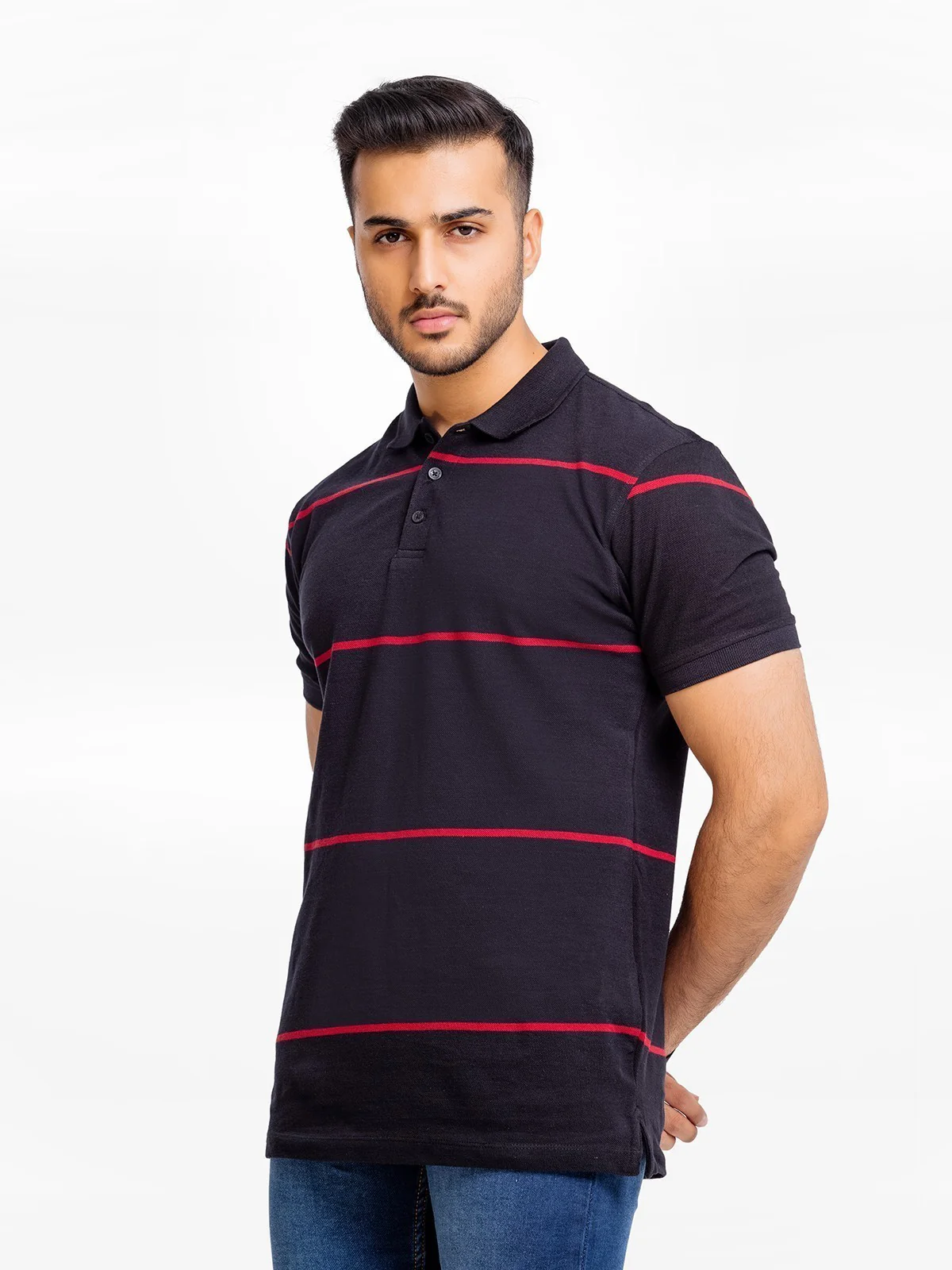 Striped Polo - EMTPS23-004 - Image 2