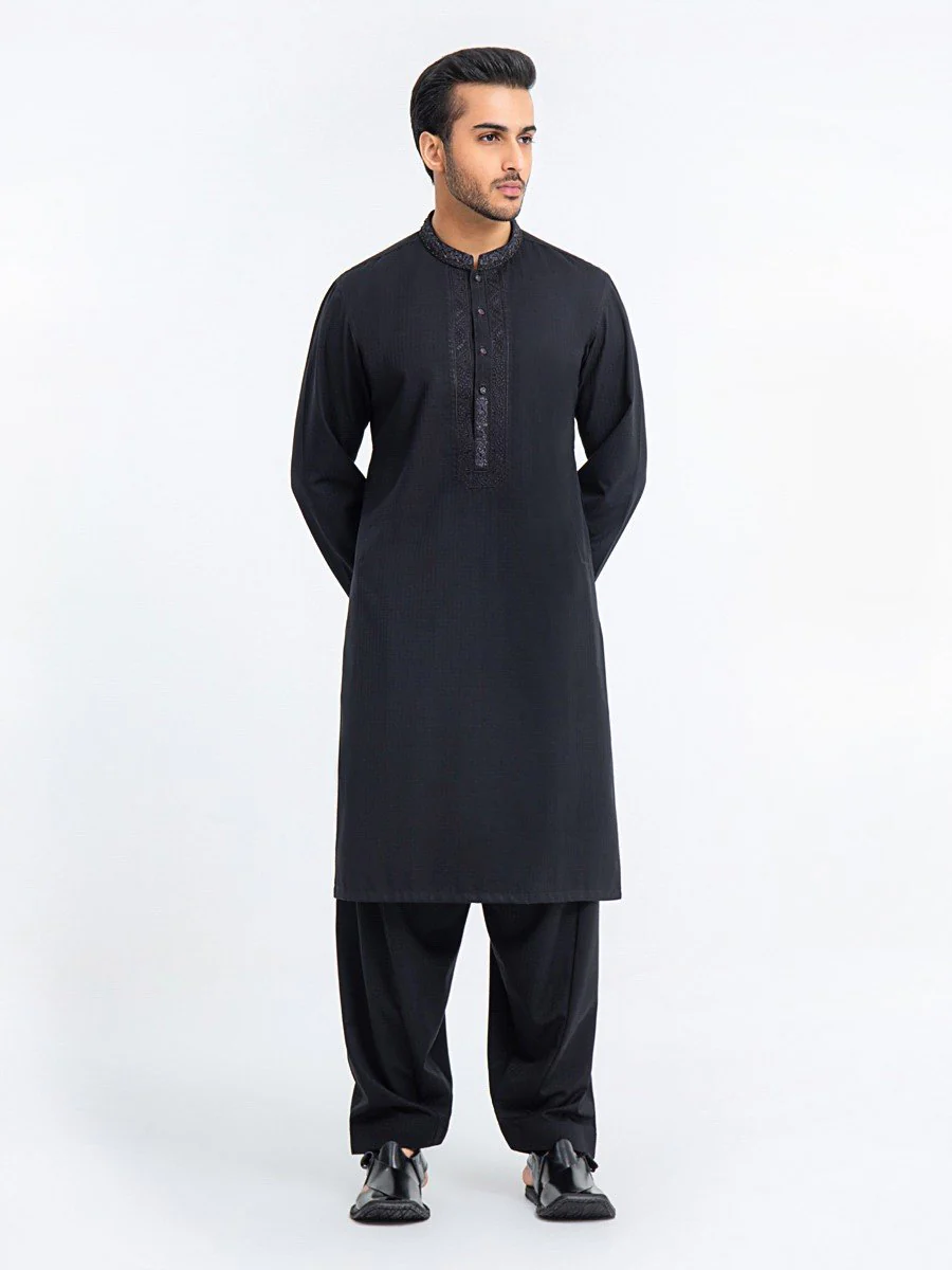 Embroidered Blended Shalwar Kameez - EMTSC22-074 - Image 3