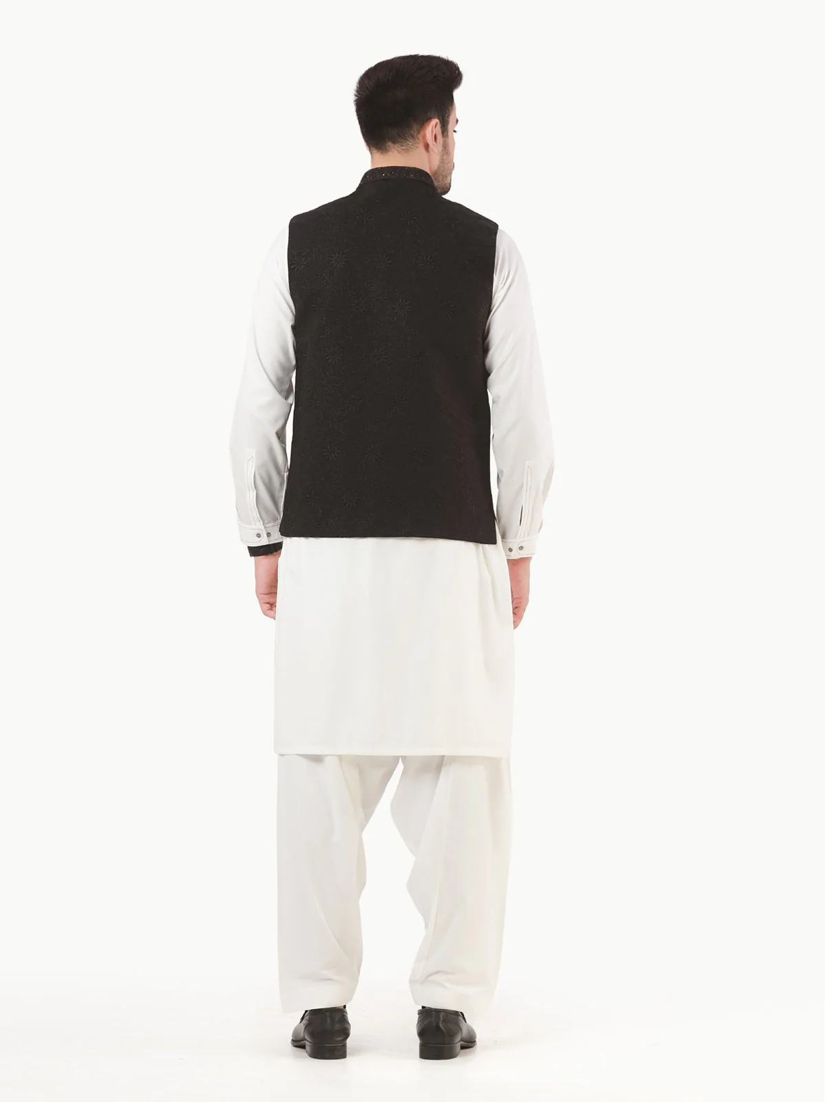 Embroidered Cotton Waistcoat - EMTWCC21-089 - Image 4