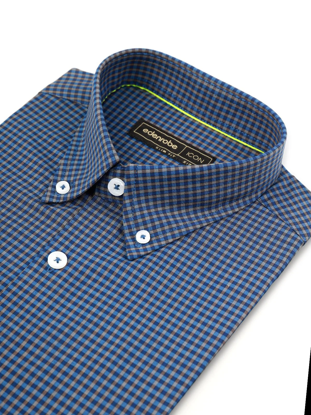 Icon Check Shirt - EMTSI21-50227 - Image 2