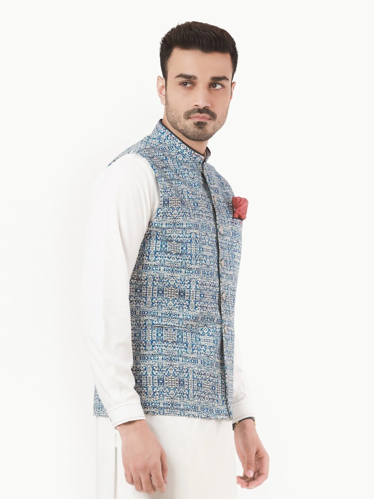 Cotton Waistcoat - EMTWC22-35785 - Image 2