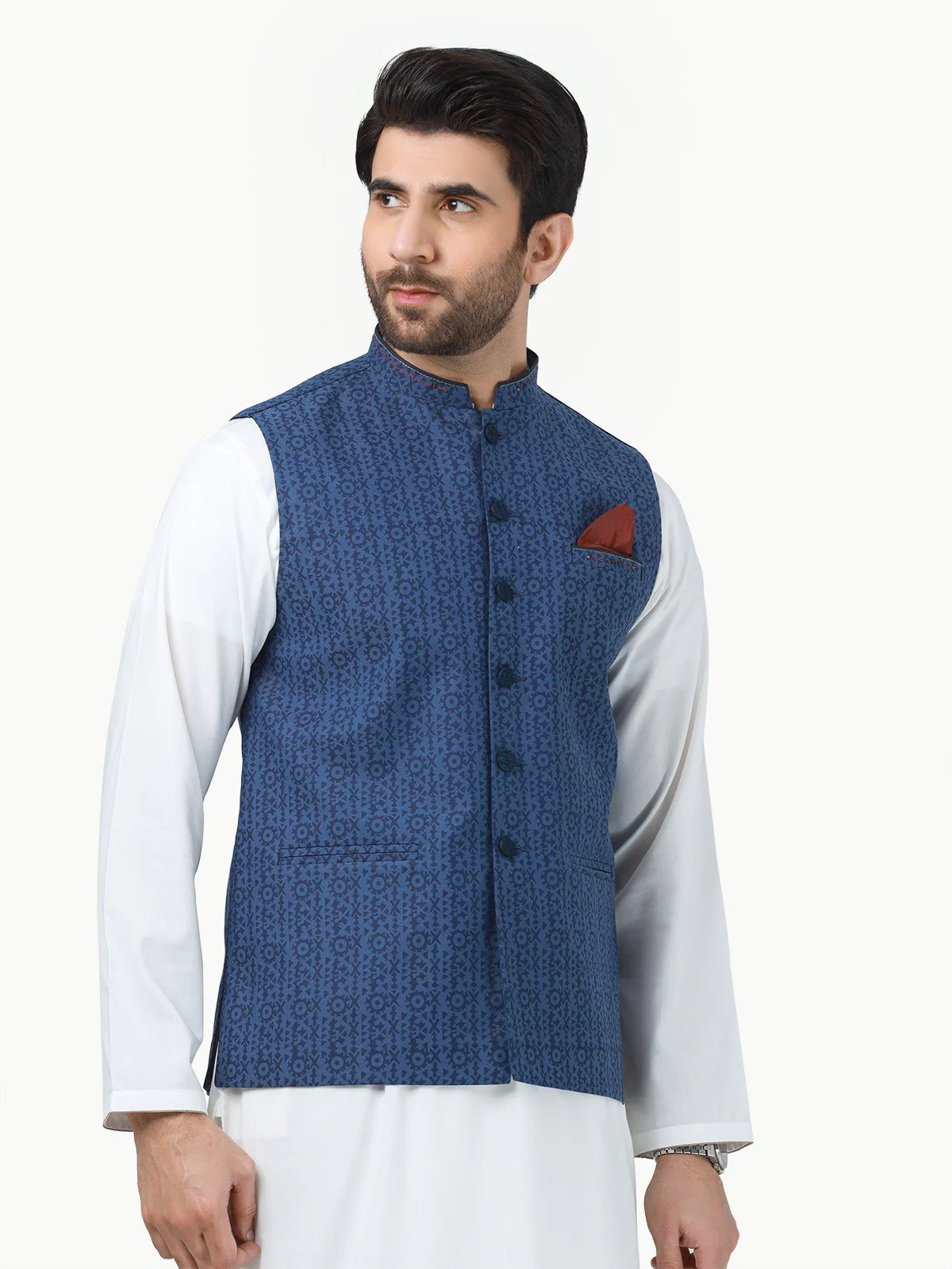 Cotton Waistcoat - EMTWC22-35816 - Image 2