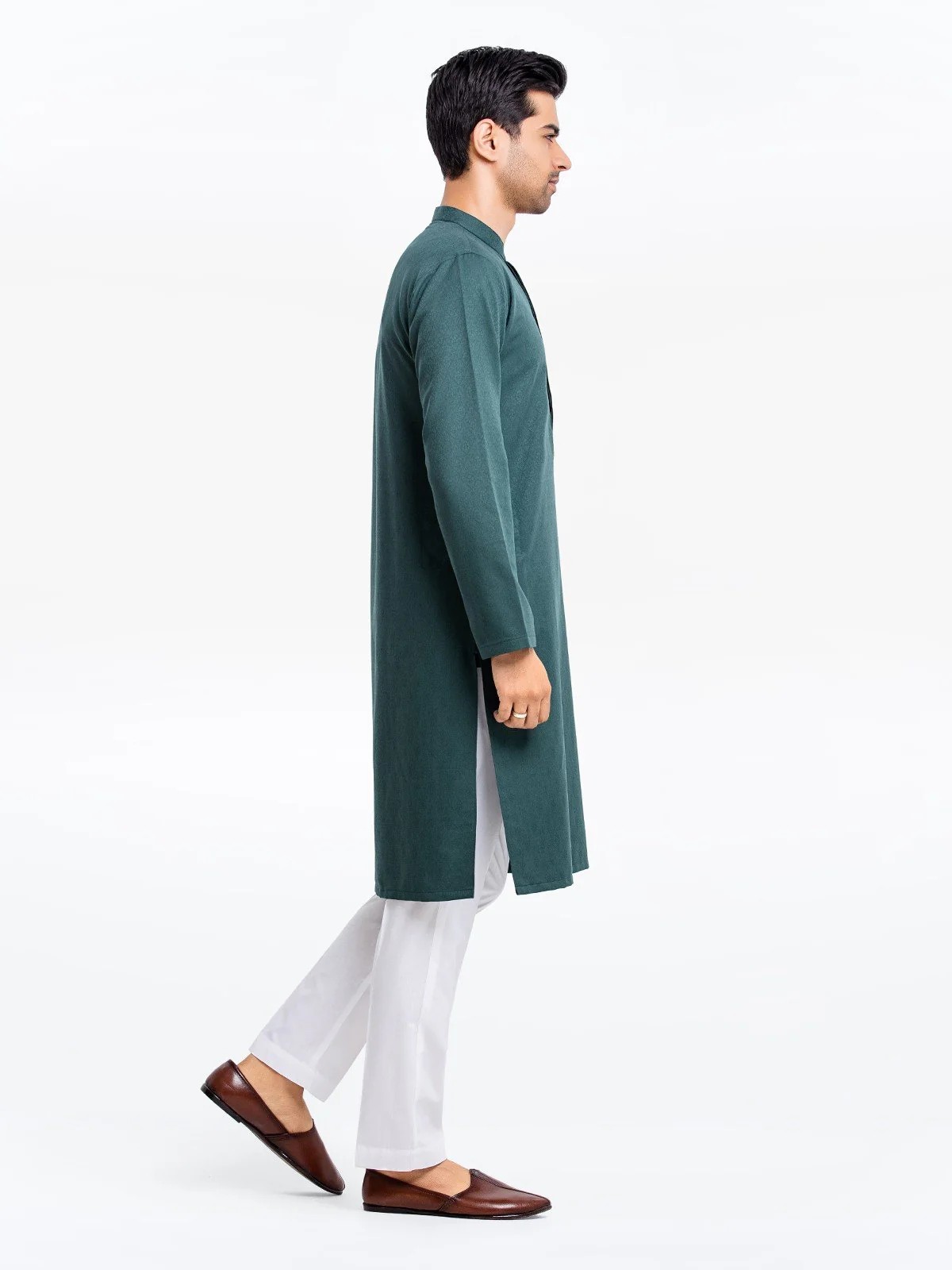 Jacquard Kurta - EMTKC23W-112 - Image 3