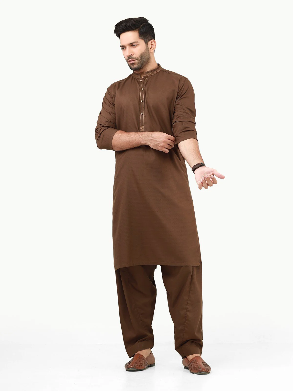 Embroidered Blended Shalwar Kameez - EMTKS22S-40958
