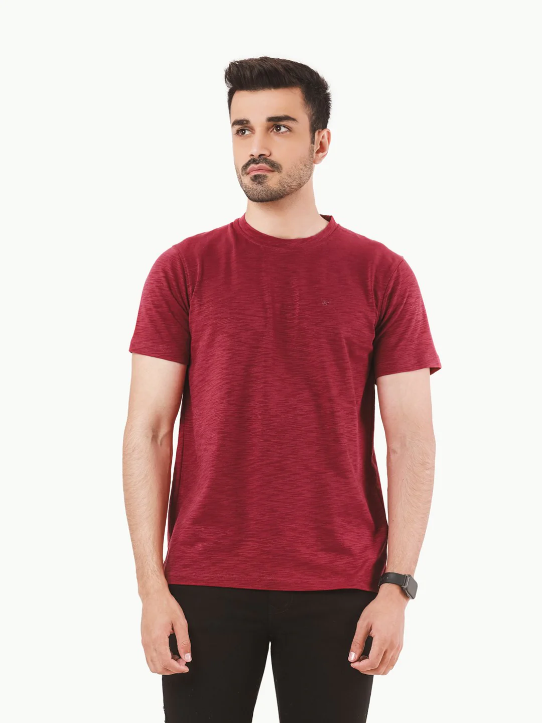 Crew Neck Basic Tee - EMTBT22-003