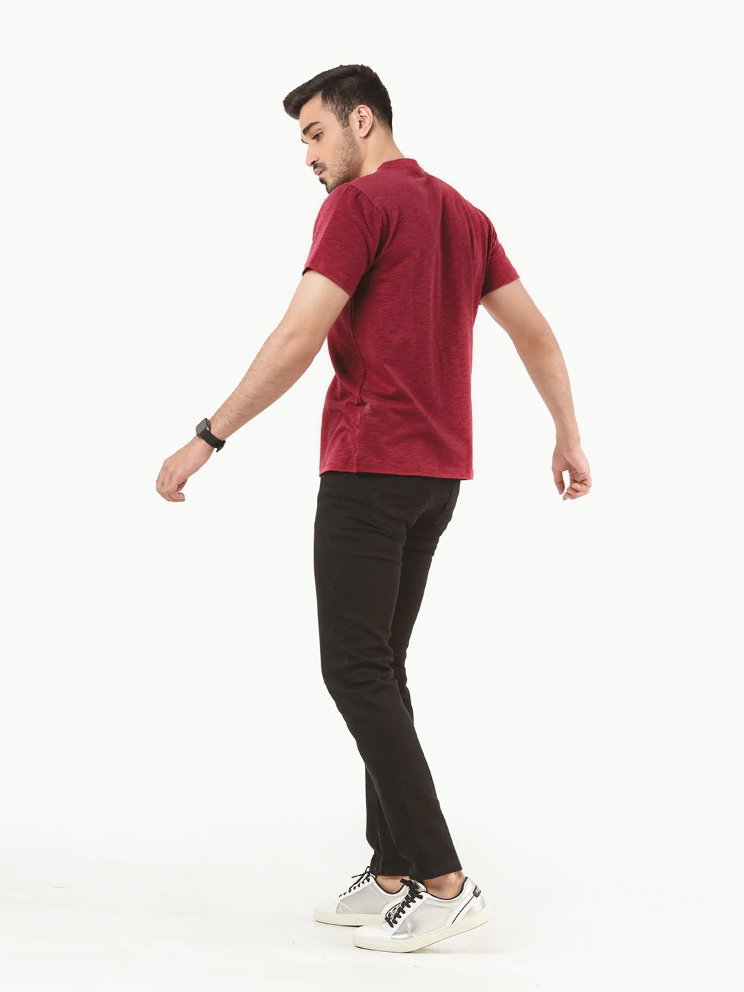 Crew Neck Basic Tee - EMTBT22-003 - Image 3