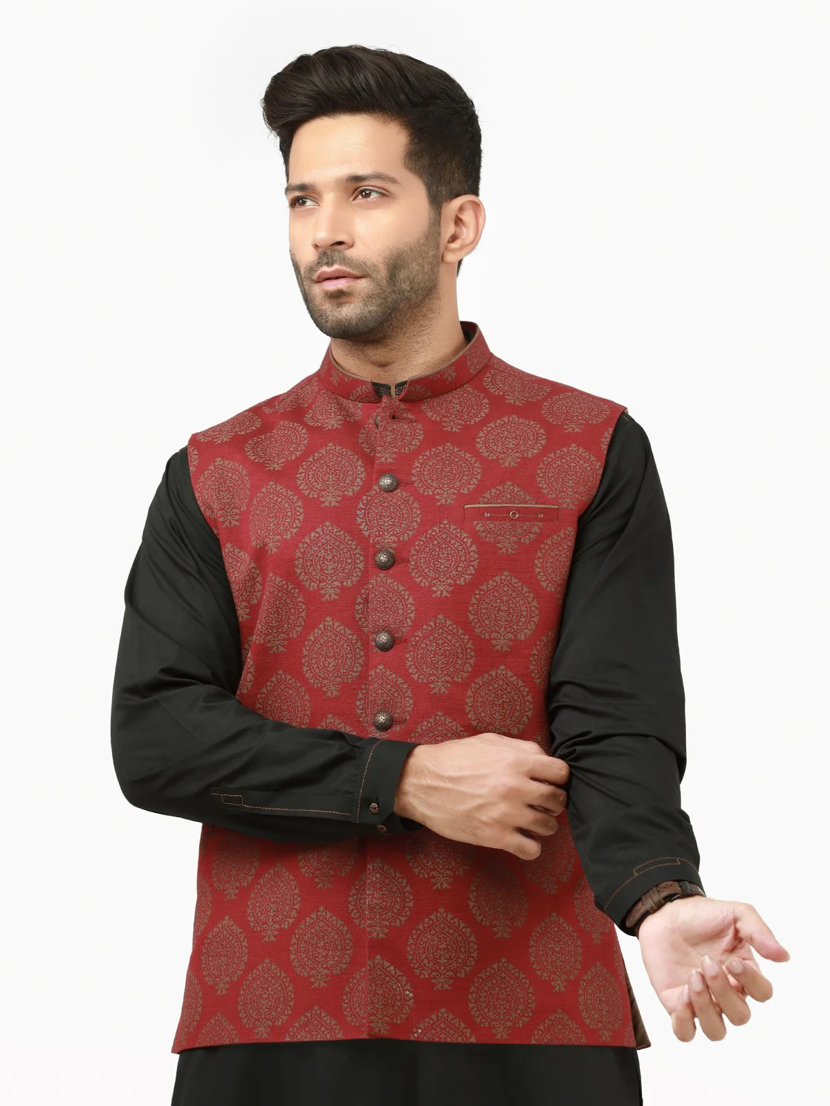 Cotton Waistcoat - EMTWC22-35784 - Image 2
