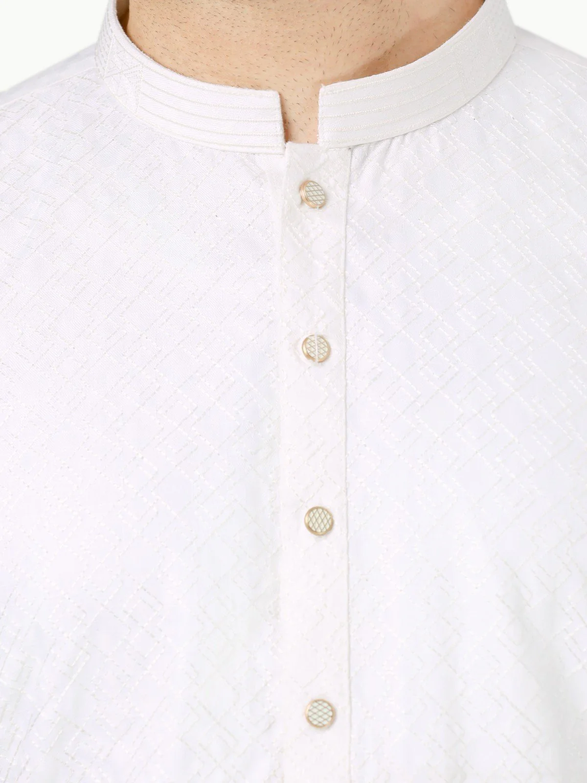Embroidered Blended Kurta - EMTKC22S-068 - Image 4