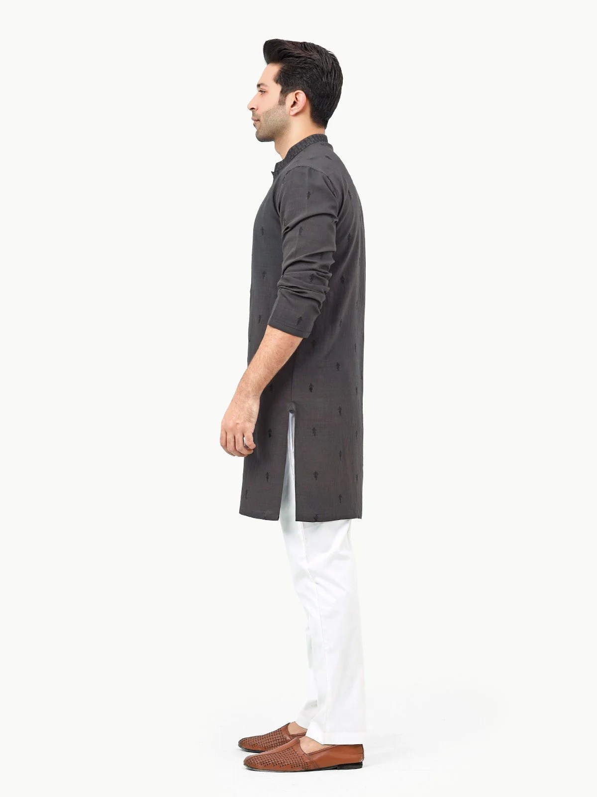 Embroidered Blended Kurta - EMTKC22-076 - Image 4