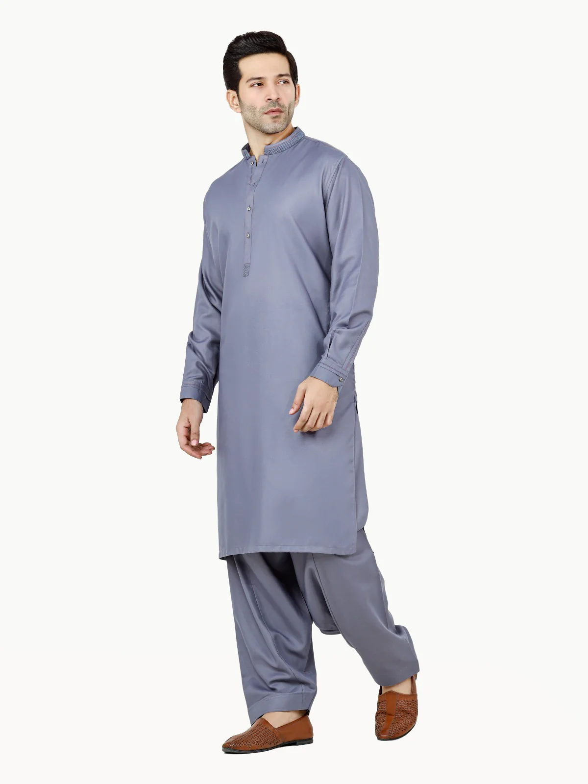 Embroidered Blended Shalwar Kameez - EMTKS22S-40960 - Image 2