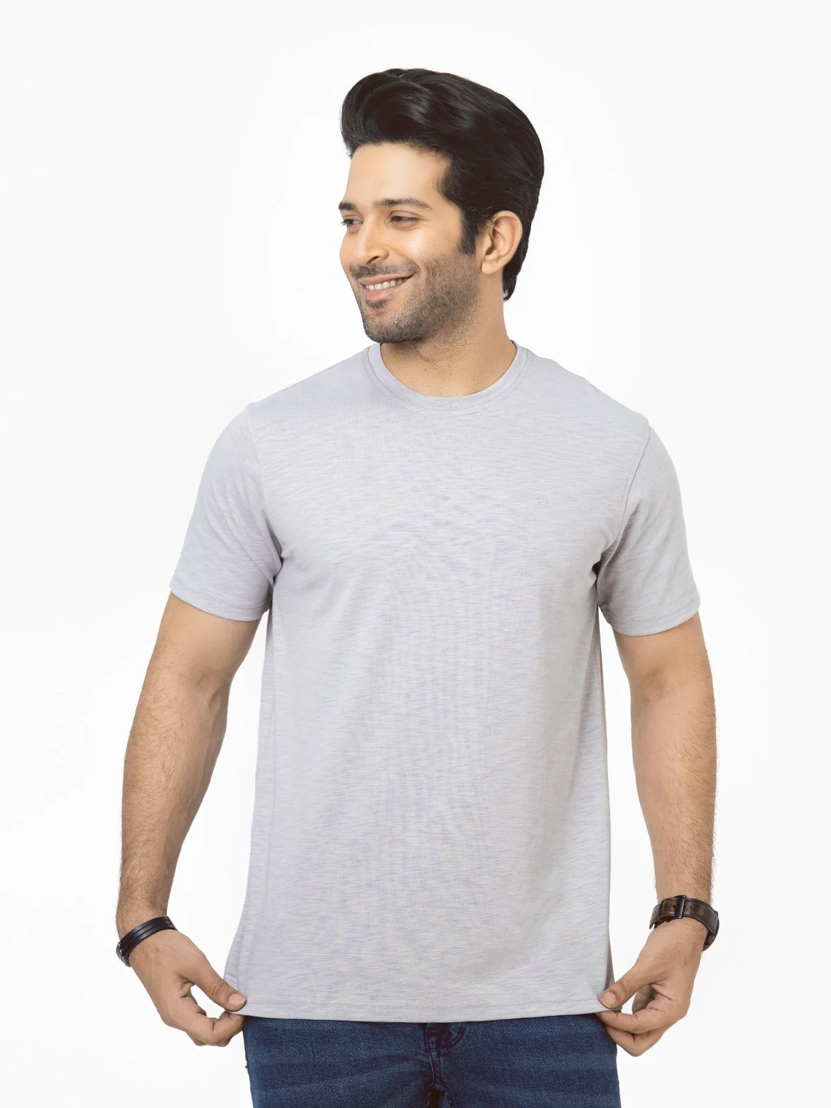 Crew Neck Basic Tee - EMTBT22-001