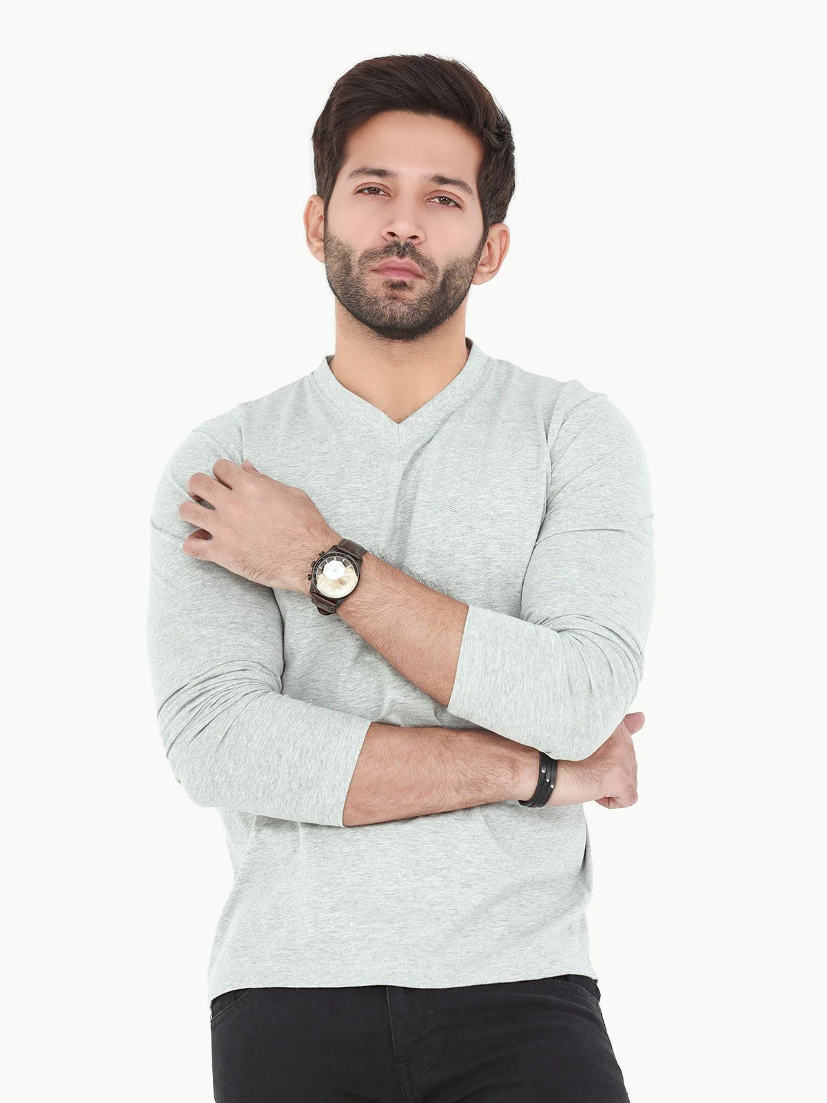 V-Neck Basic Tee - EMTBF22-010