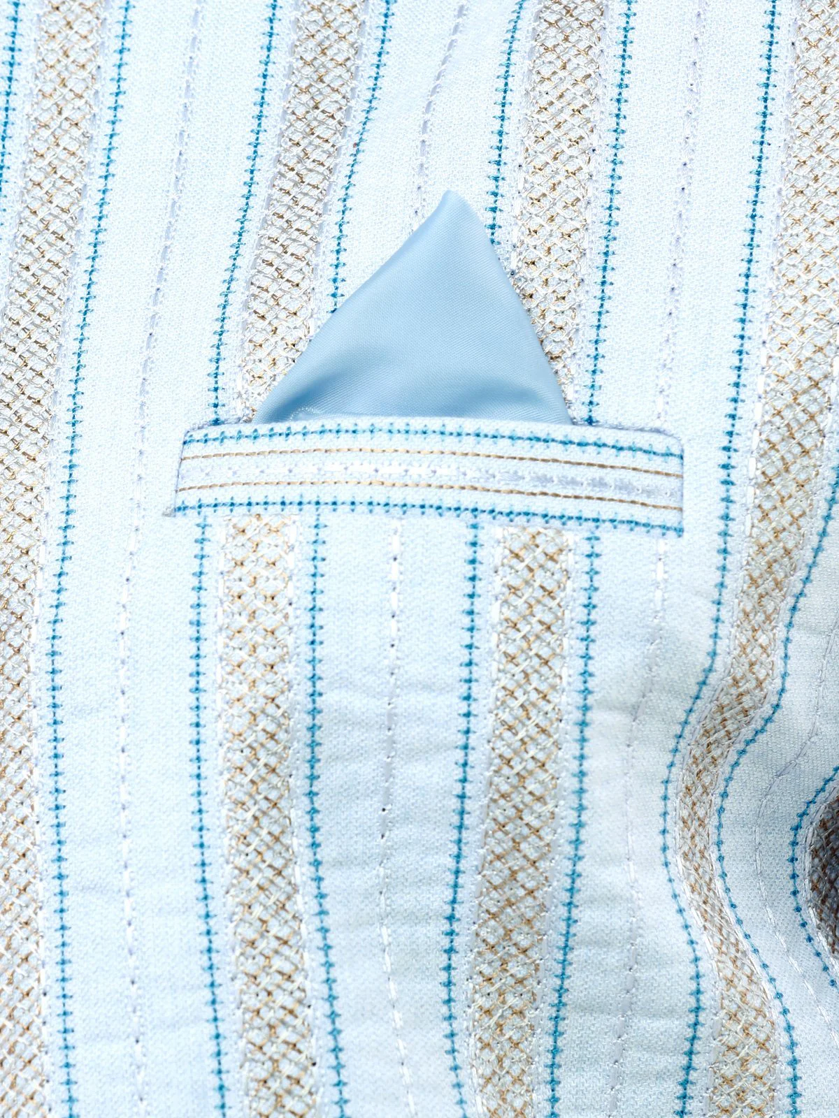 Embroidered Cotton Waistcoat - EMTWCC21-093 - Image 4